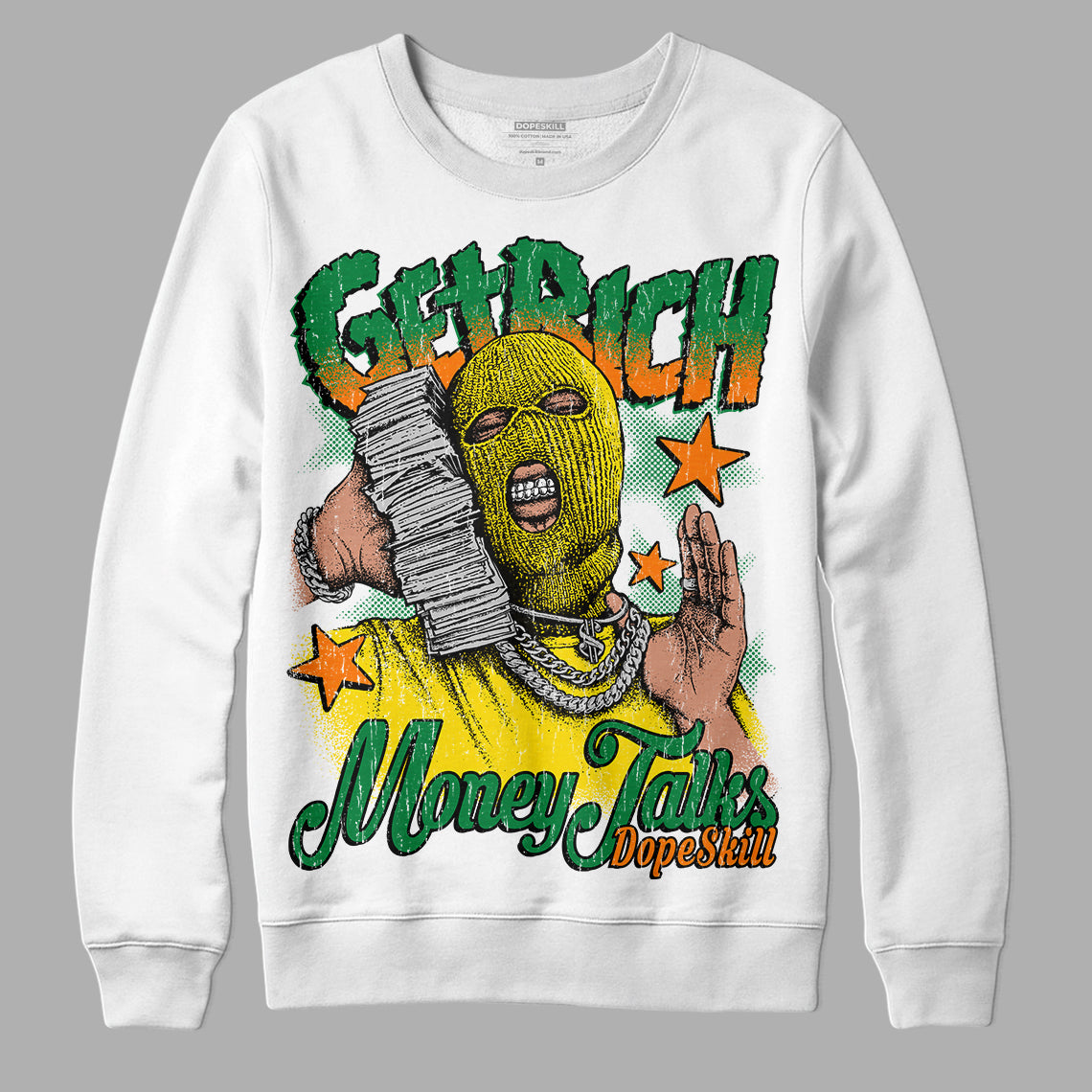 Dunk Low Reverse Brazil superstreetwear Sweatshirt Get Rich Graphic