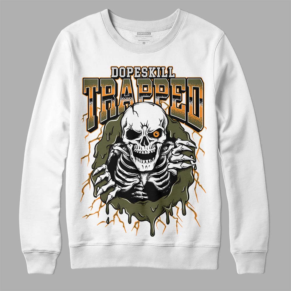 Olive 5s superstreetwear Sweatshirt Trapped Halloween Graphic