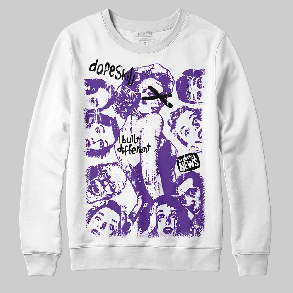 PURPLE Collection superstreetwear Sweatshirt Built Different Graphic