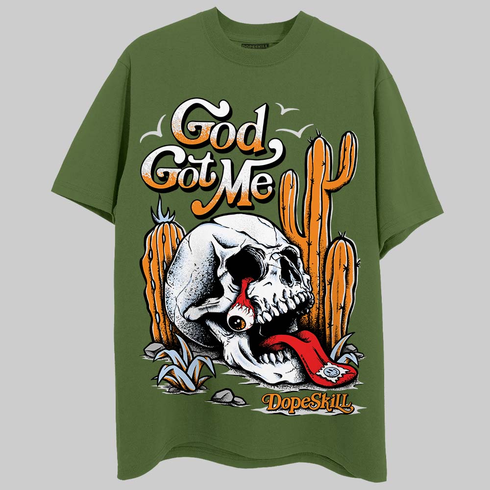 Olive 5s superstreetwear Olive T-shirt God Got Me Graphic