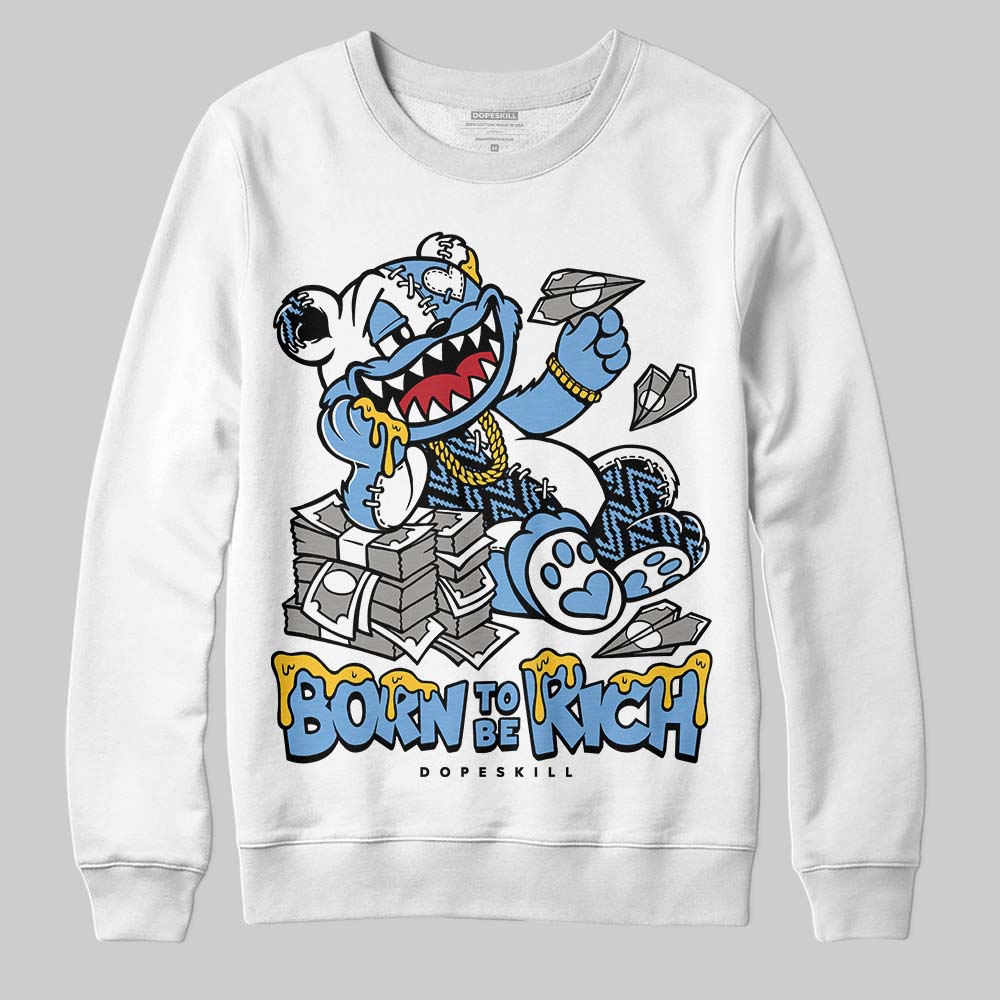 Melo 12s superstreetwear Sweatshirt Born To Be Rich Graphic