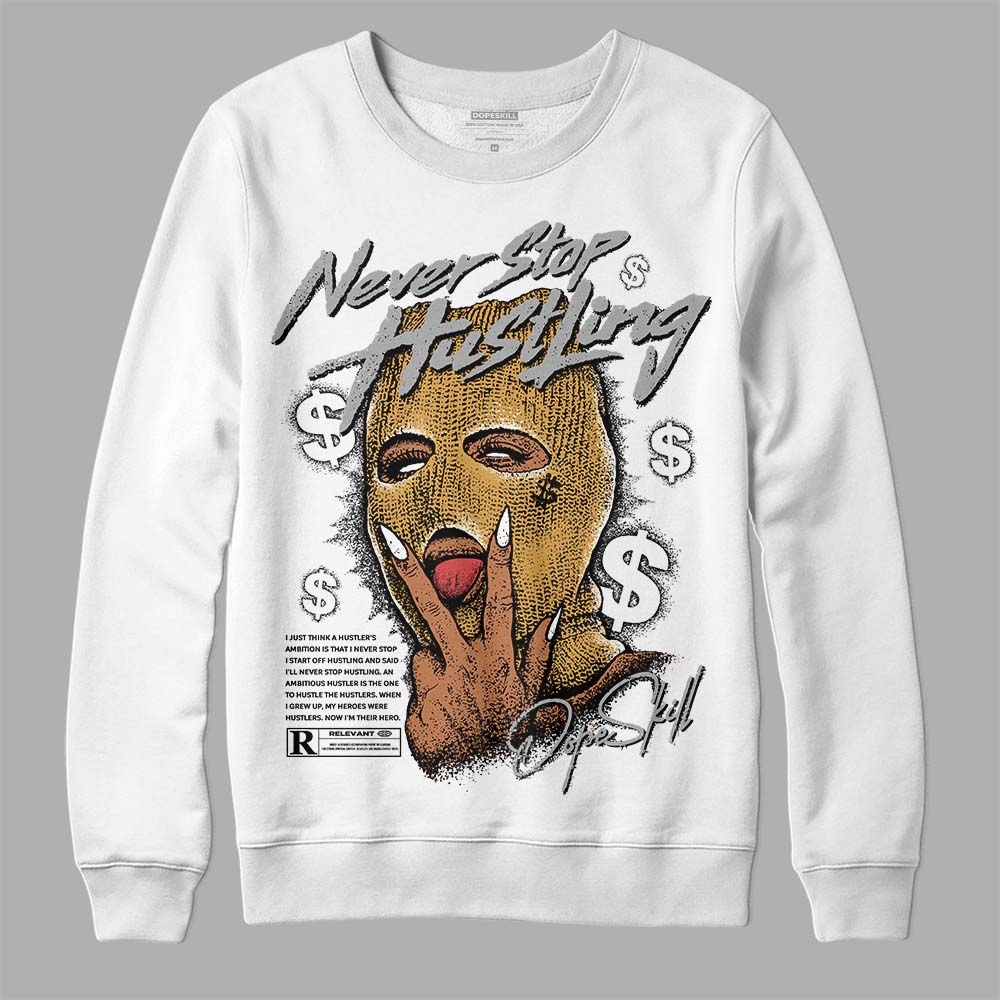 Gratitude 11s superstreetwear Sweatshirt Never Stop Hustling Graphic