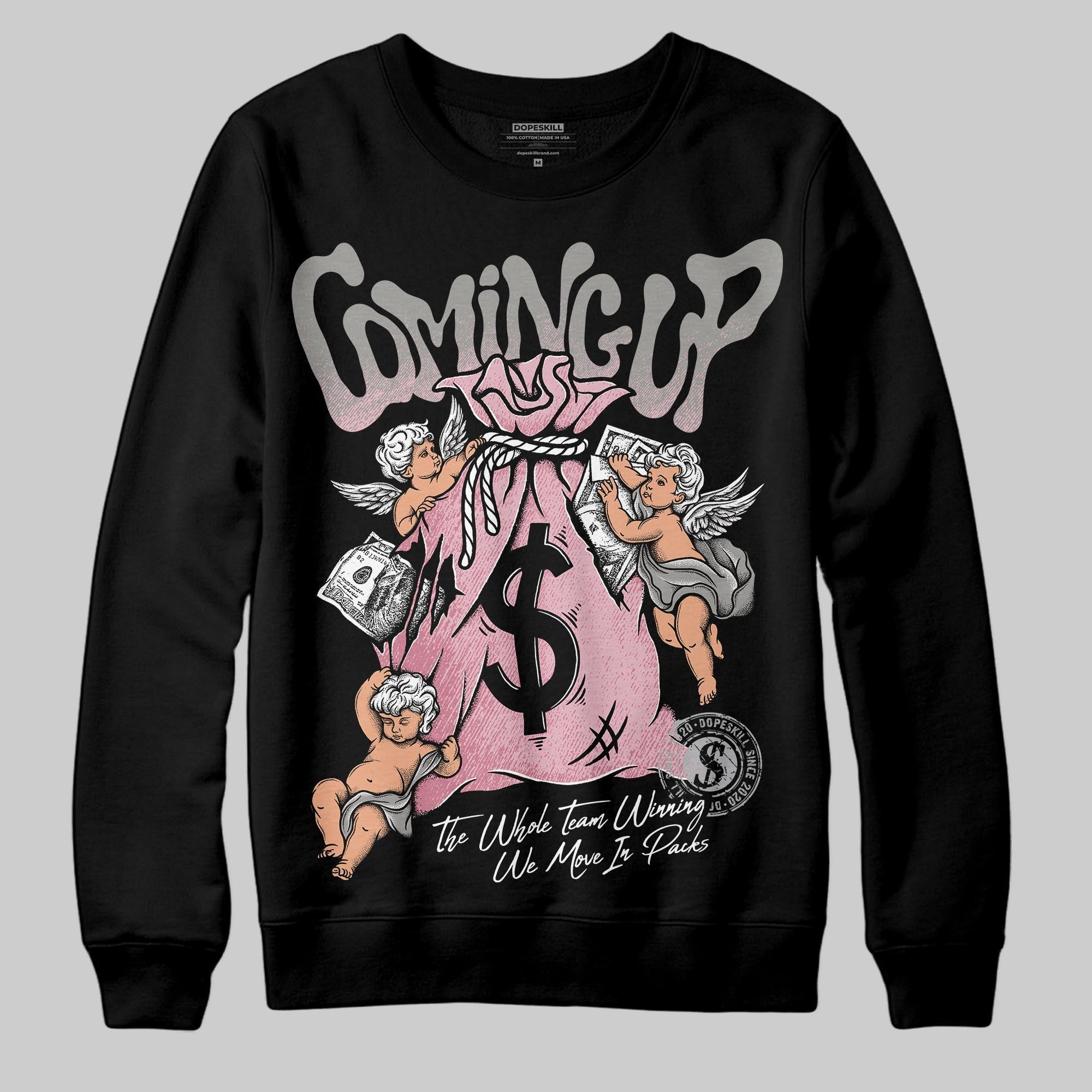 Max 95 OG ¡°Pink Foam¡± superstreetwear Sweatshirt Money Bag Coming Up Graphic