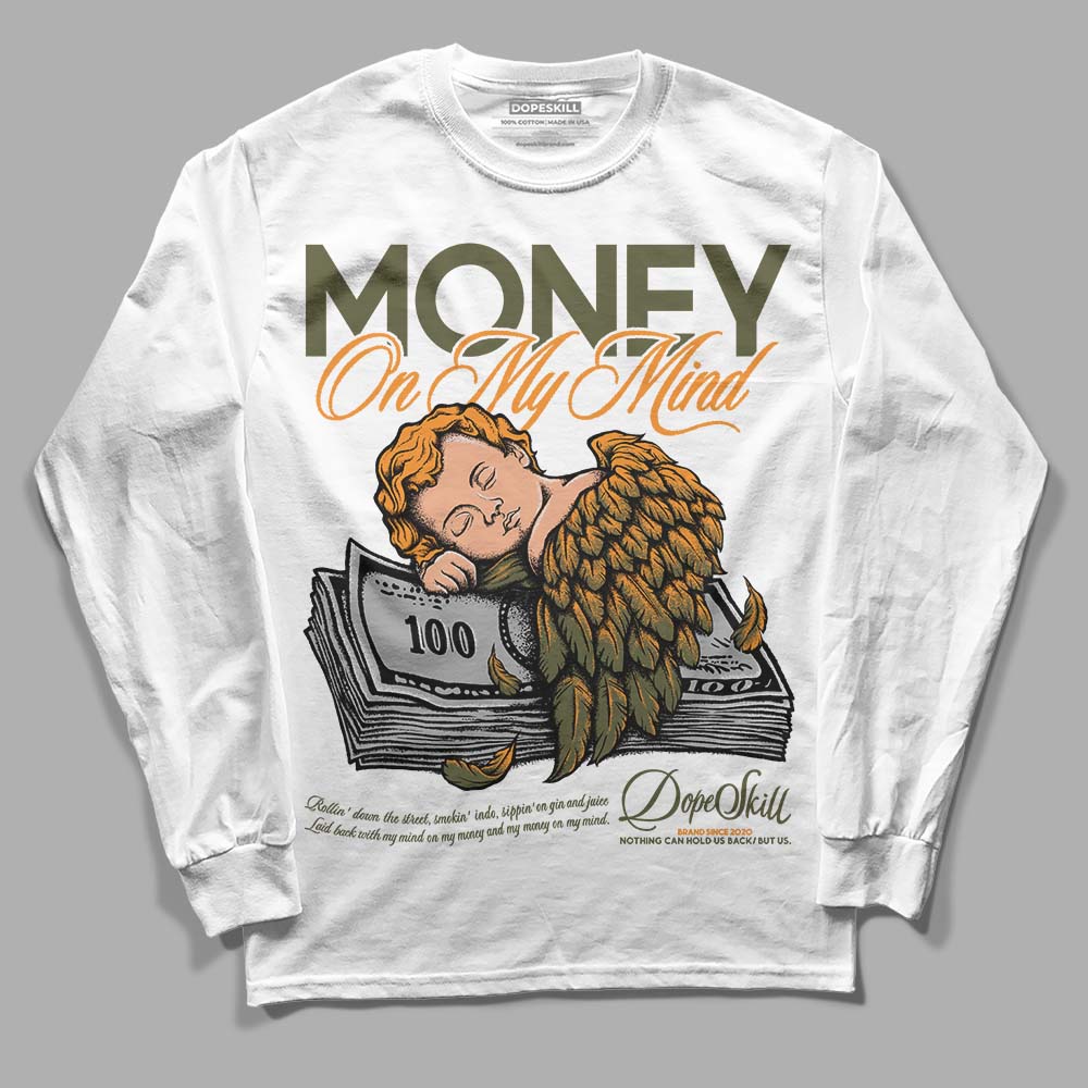 Olive 5s superstreetwear Long Sleeve T-Shirt MOMM Graphic