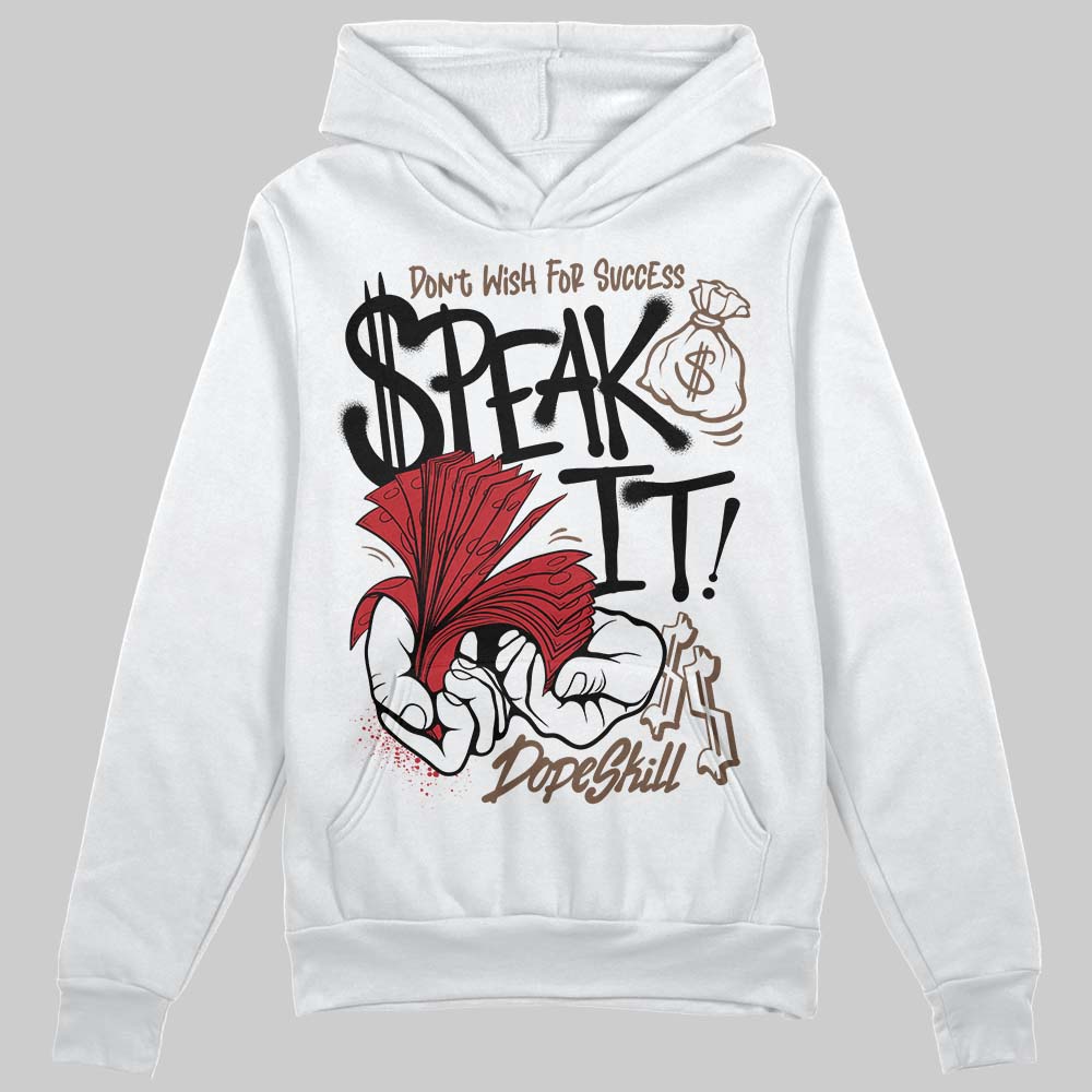 Olive 9s superstreetwear Hoodie Sweatshirt Speak It Graphic
