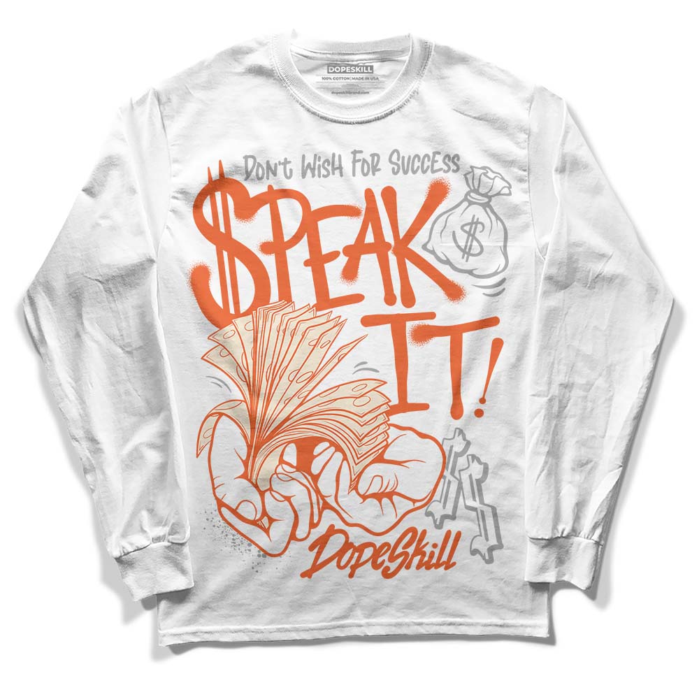 Georgia Peach 3s superstreetwear Long Sleeve T-Shirt Speak It Graphic