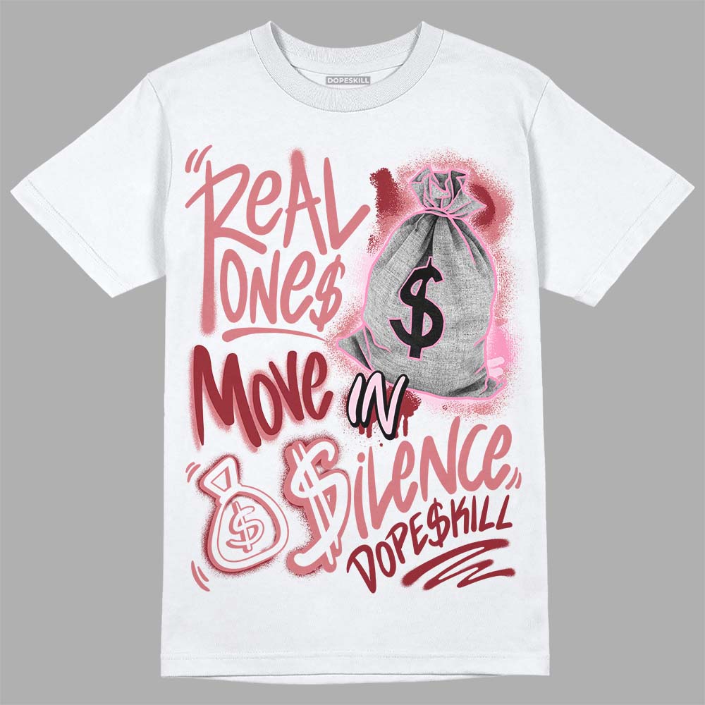 Valentine's Day Collection superstreetwear T-Shirt Real Ones Move In Silence Graphic