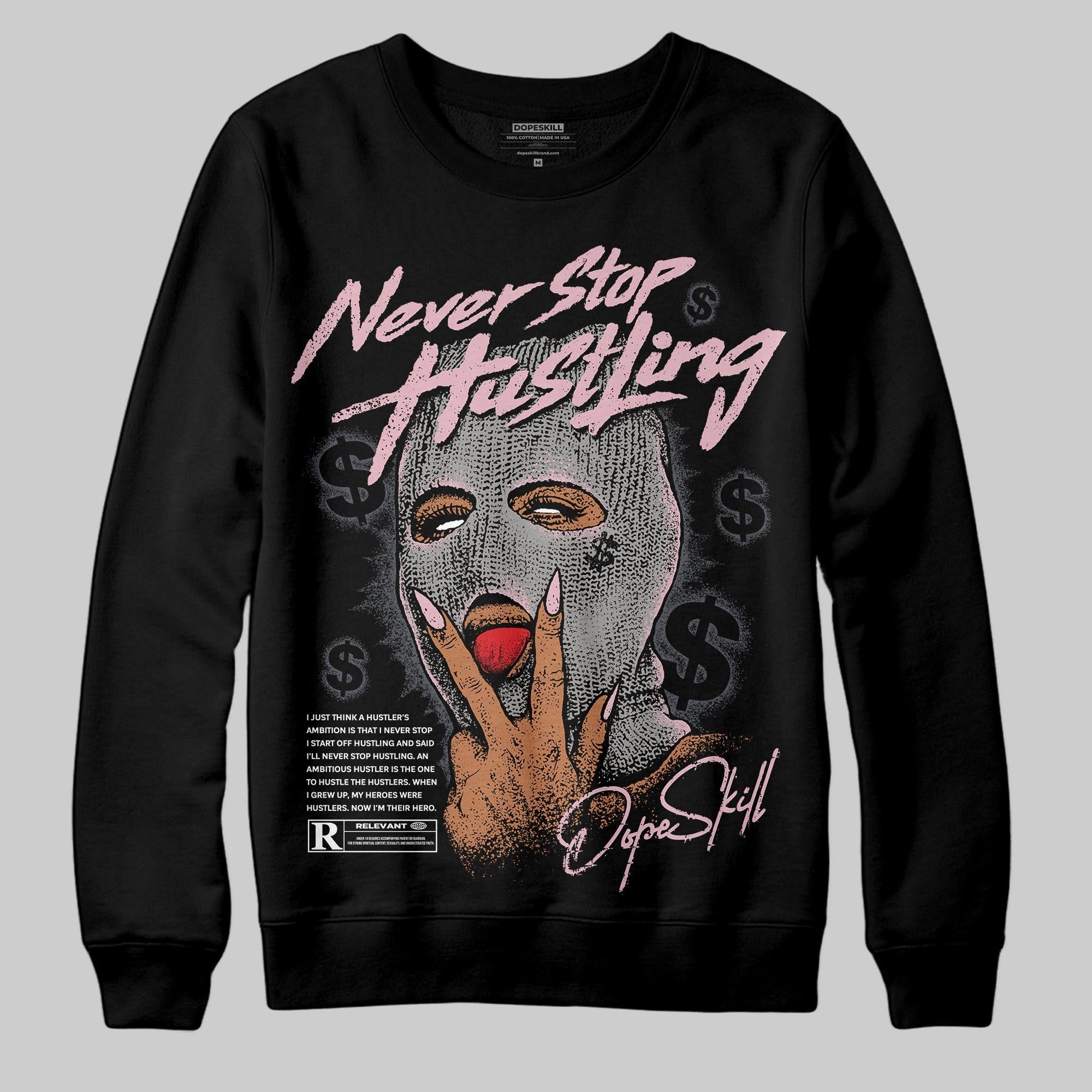 Max 95 OG ¡°Pink Foam¡± superstreetwear Sweatshirt Never Stop Hustling Graphic