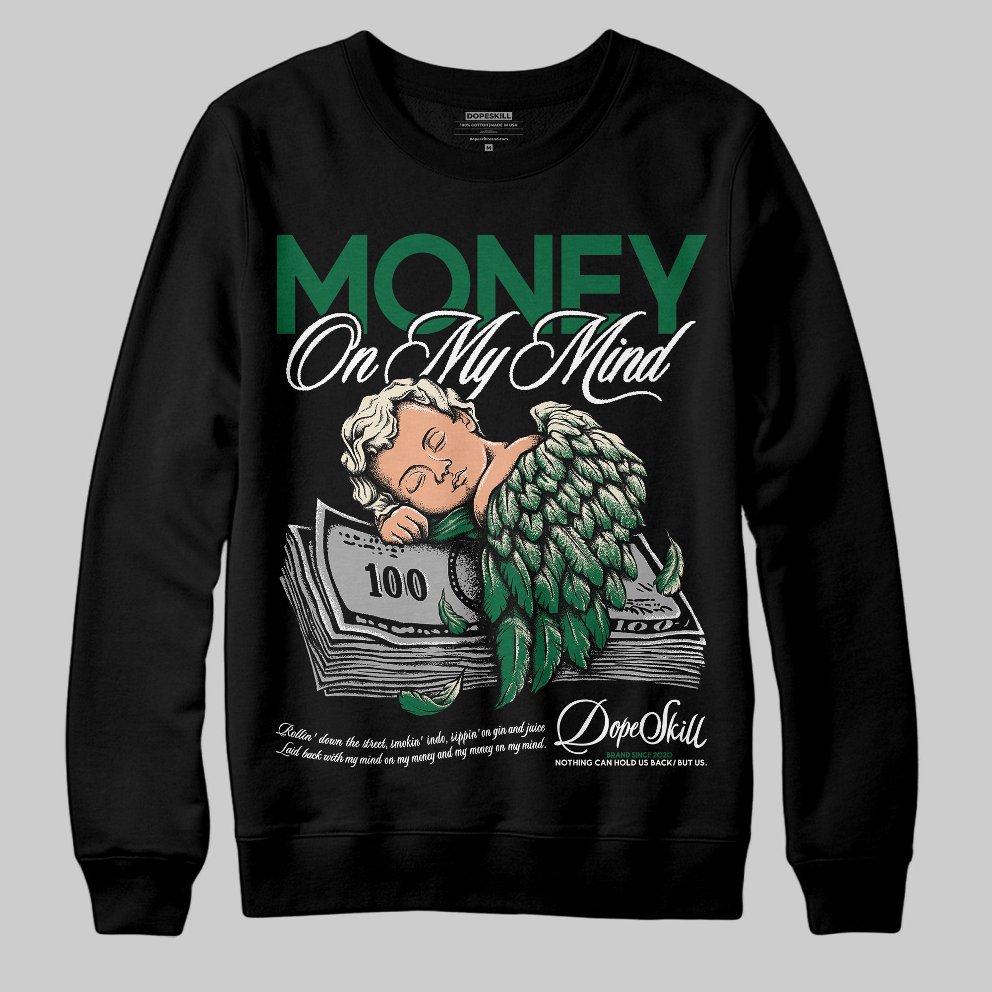 Pine Green 13s superstreetwear Sweatshirt MOMM Graphic