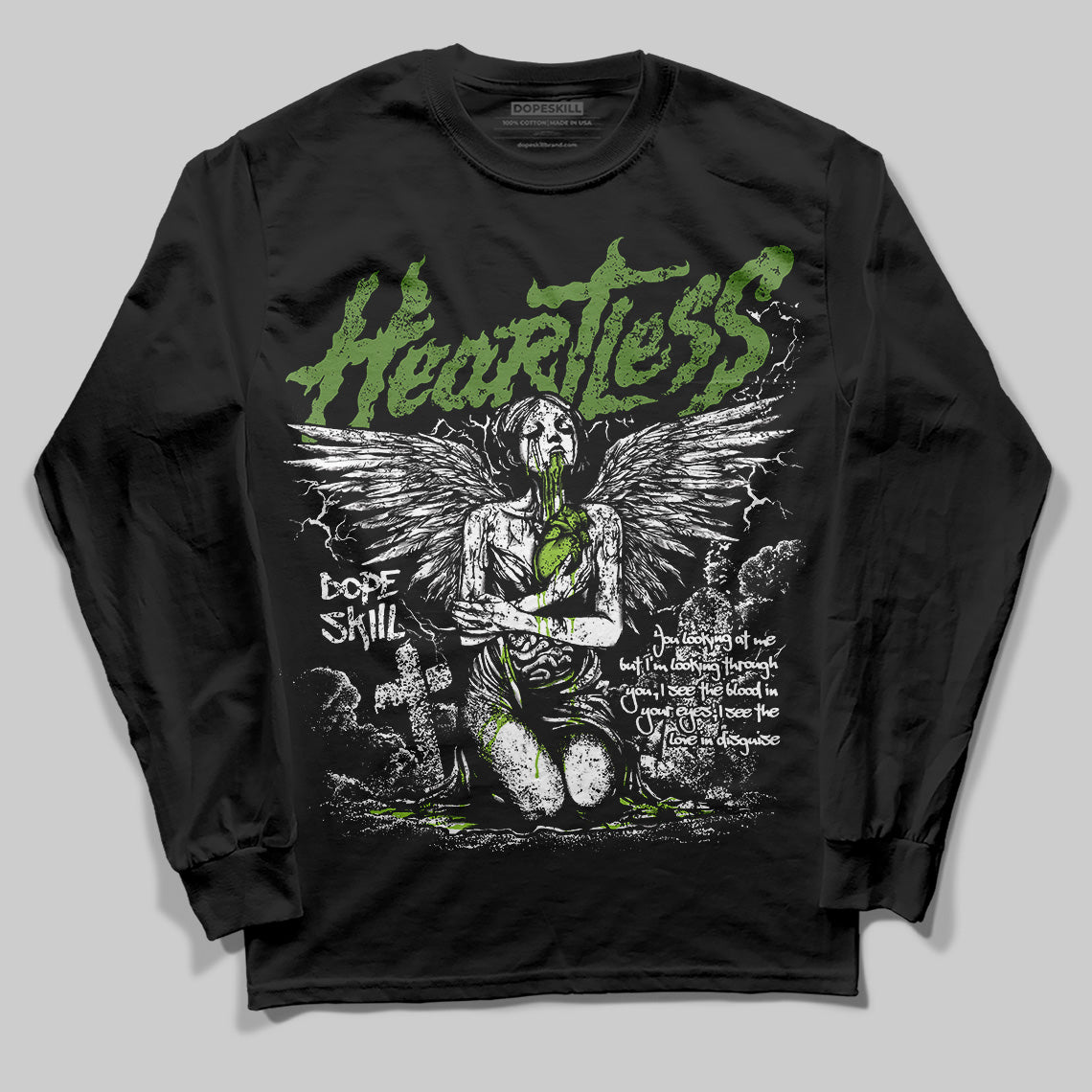 Dunk 'Chlorophyll' superstreetwear Long Sleeve T-Shirt Heartless Graphic