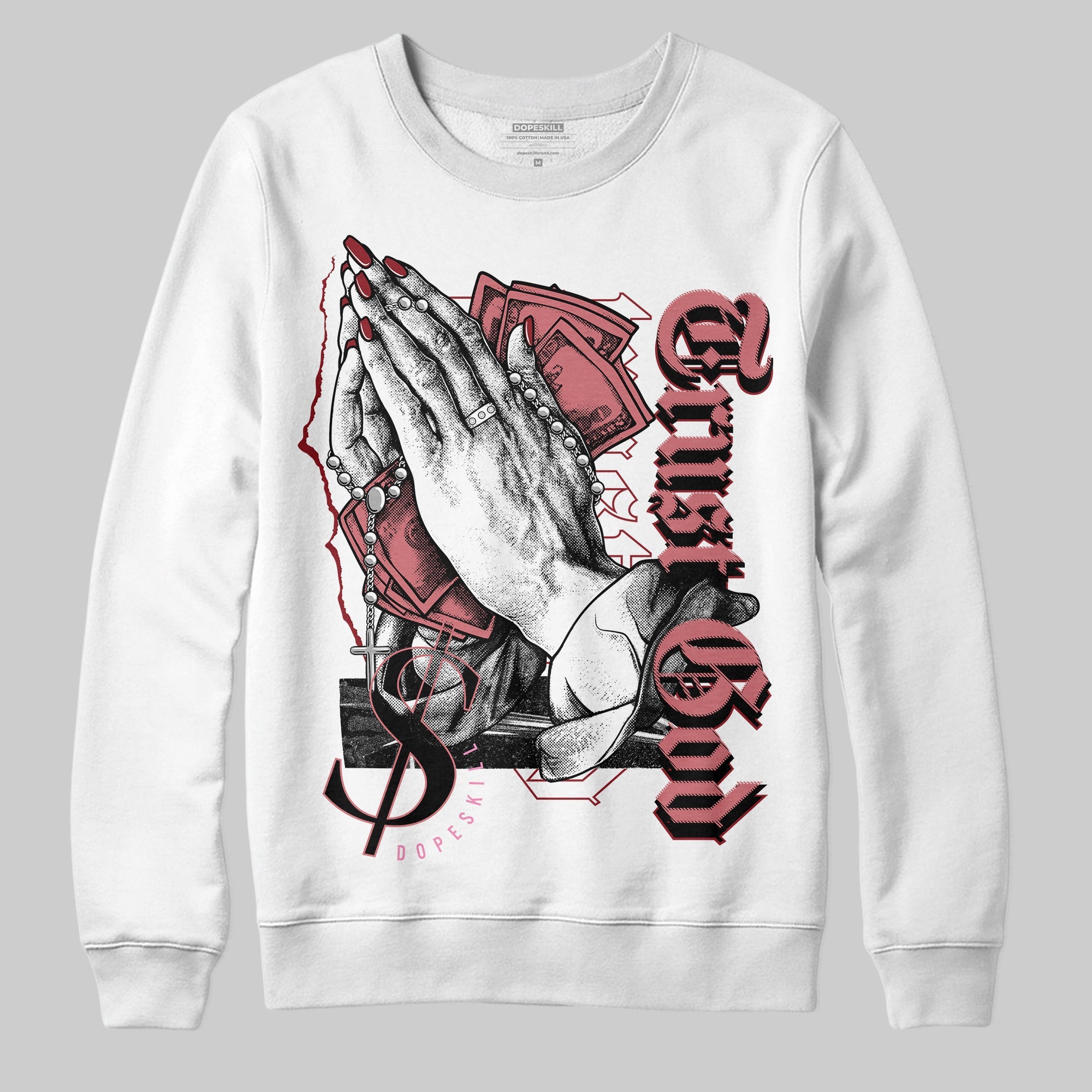 Valentine's Day Collection superstreetwear Sweatshirt Trust God Graphic