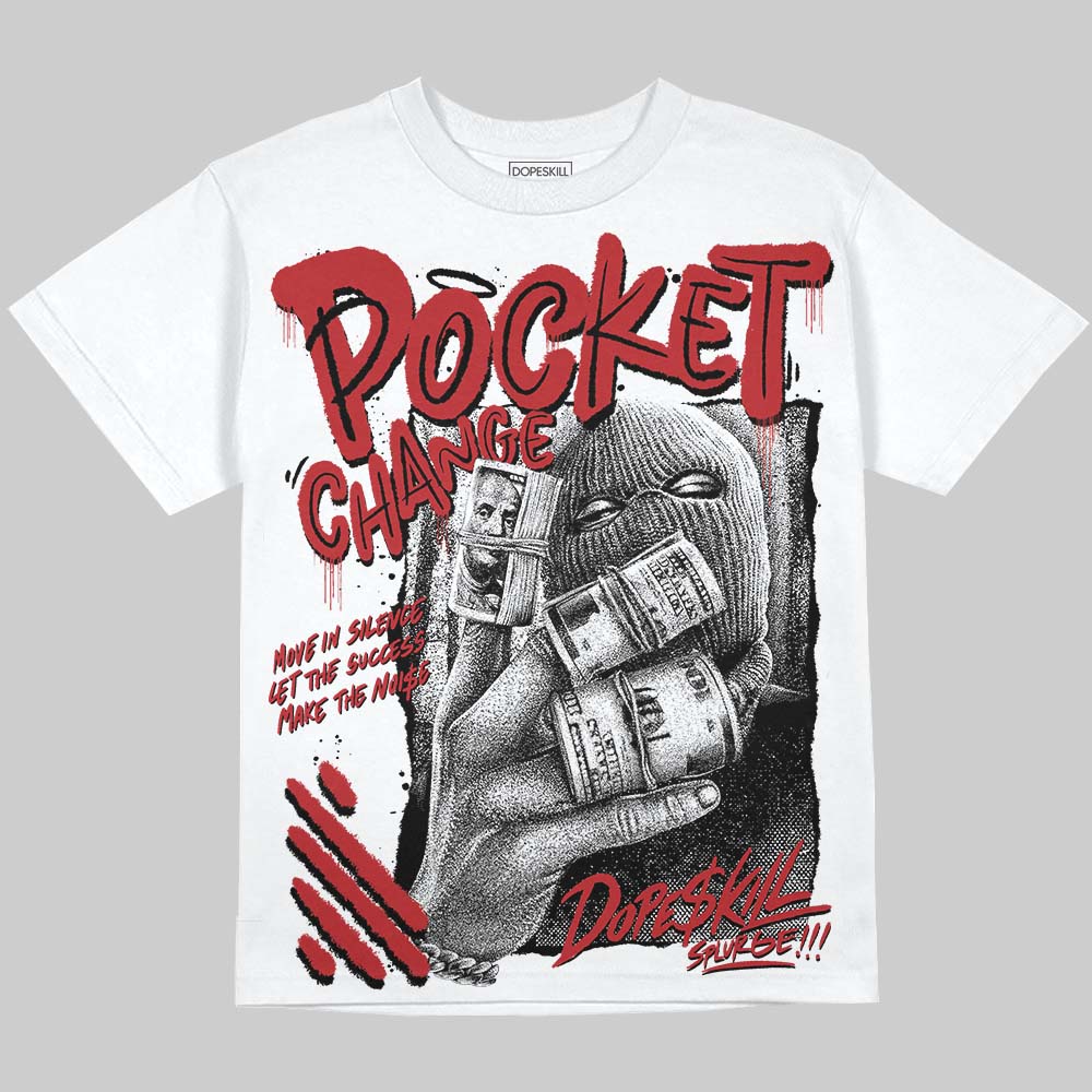 Flu Game 12s superstreetwear Oversize Print T-Shirt Pocket Change Graphic