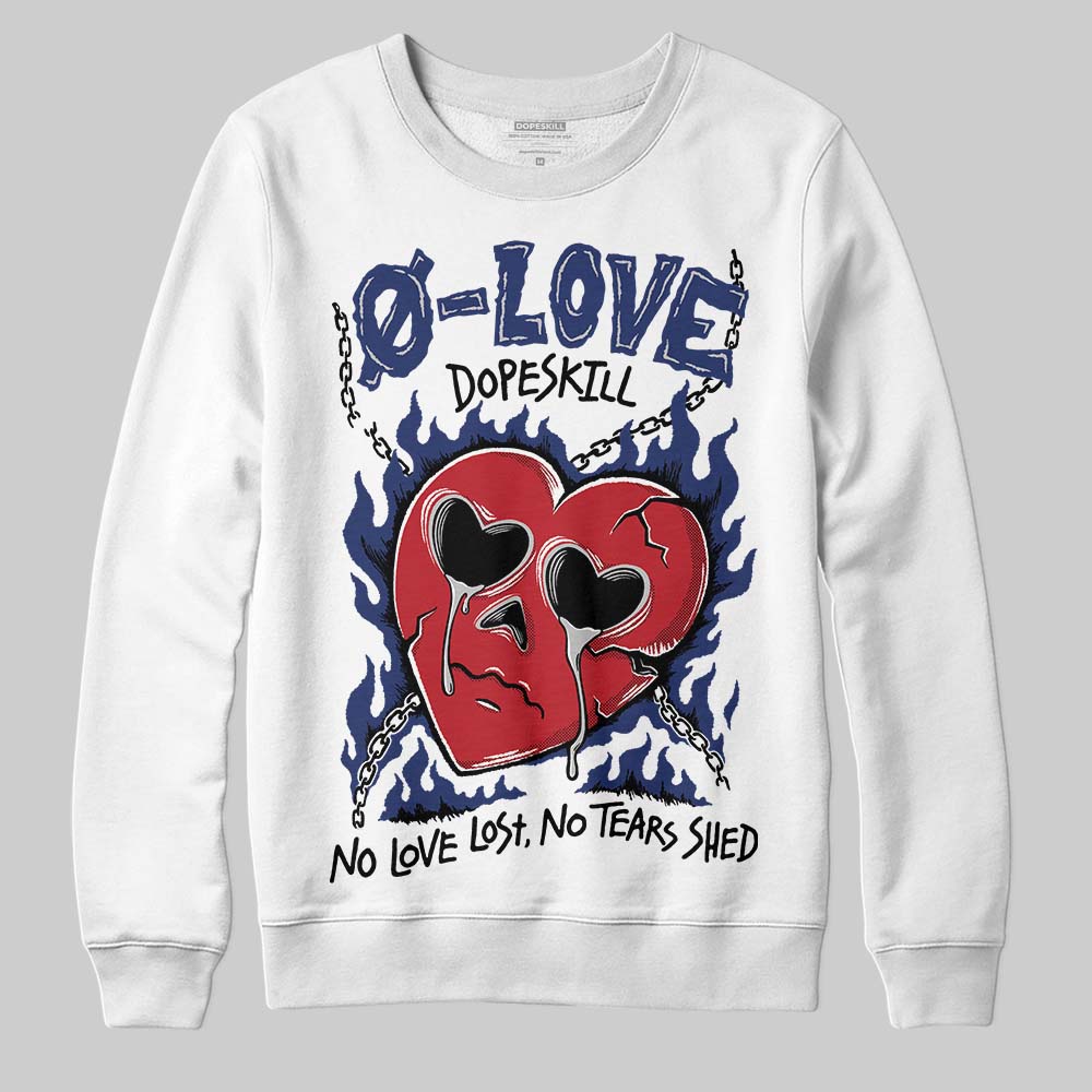 Rare Air Deep Royal Blue 1s superstreetwear Sweatshirt Crying Heart Graphic