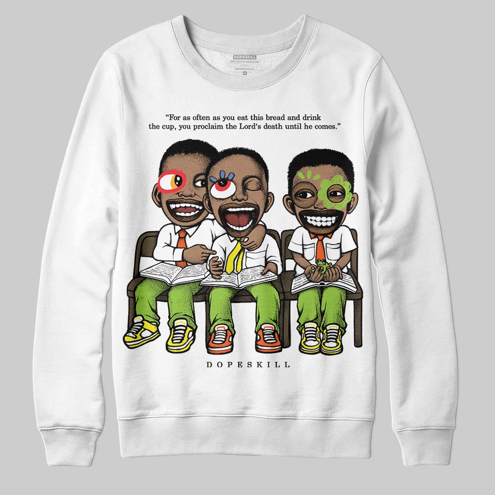 Neon Green Collection superstreetwear Sweatshirt First Sunday Graphic