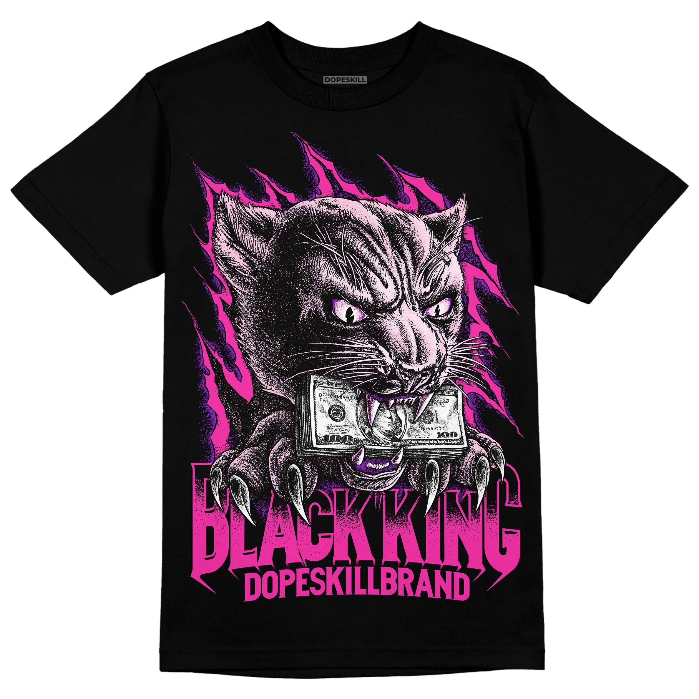 Triple Pink Dunk Low superstreetwear T-Shirt Black King Graphic