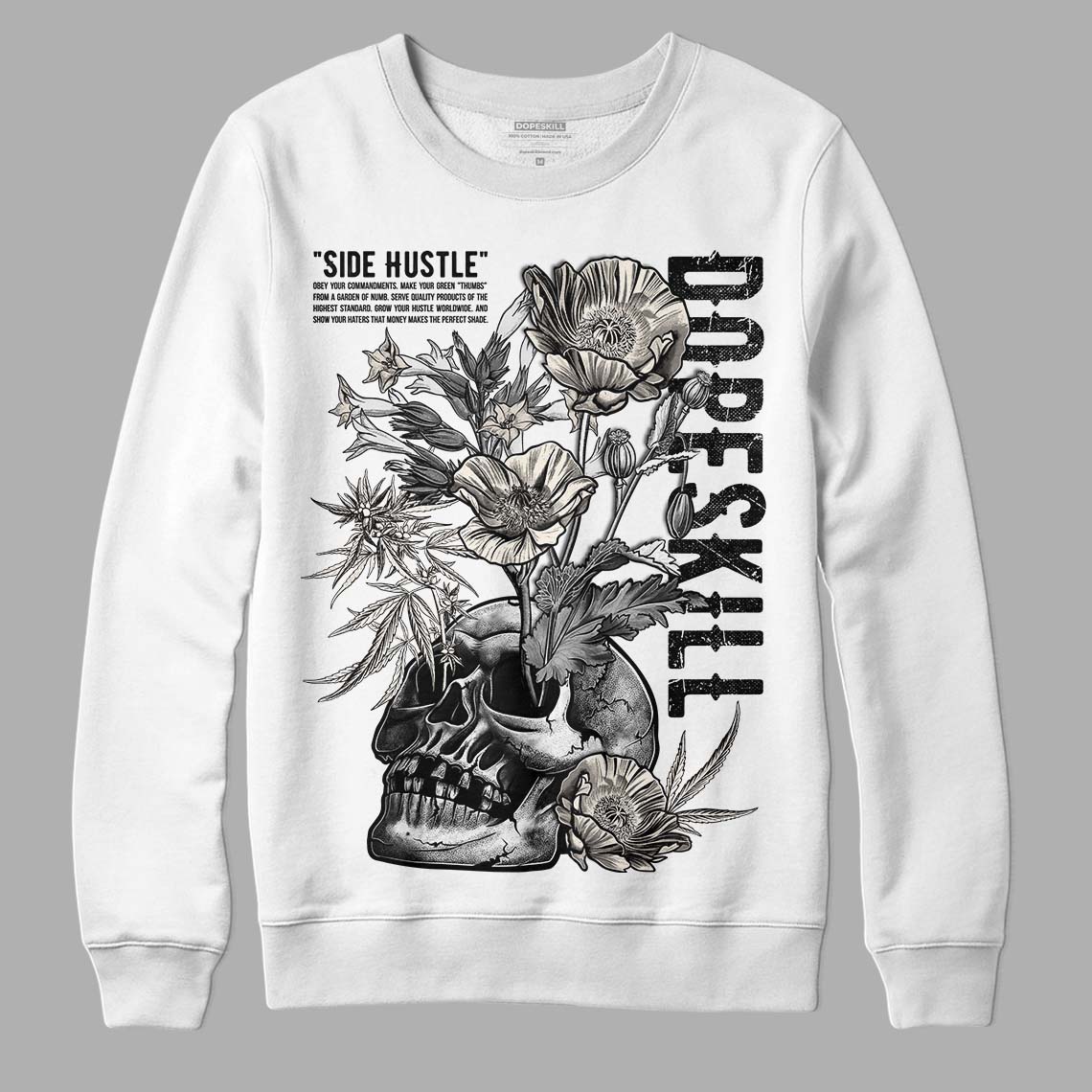 Off Noir 3s superstreetwear Sweatshirt Side Hustle Graphic