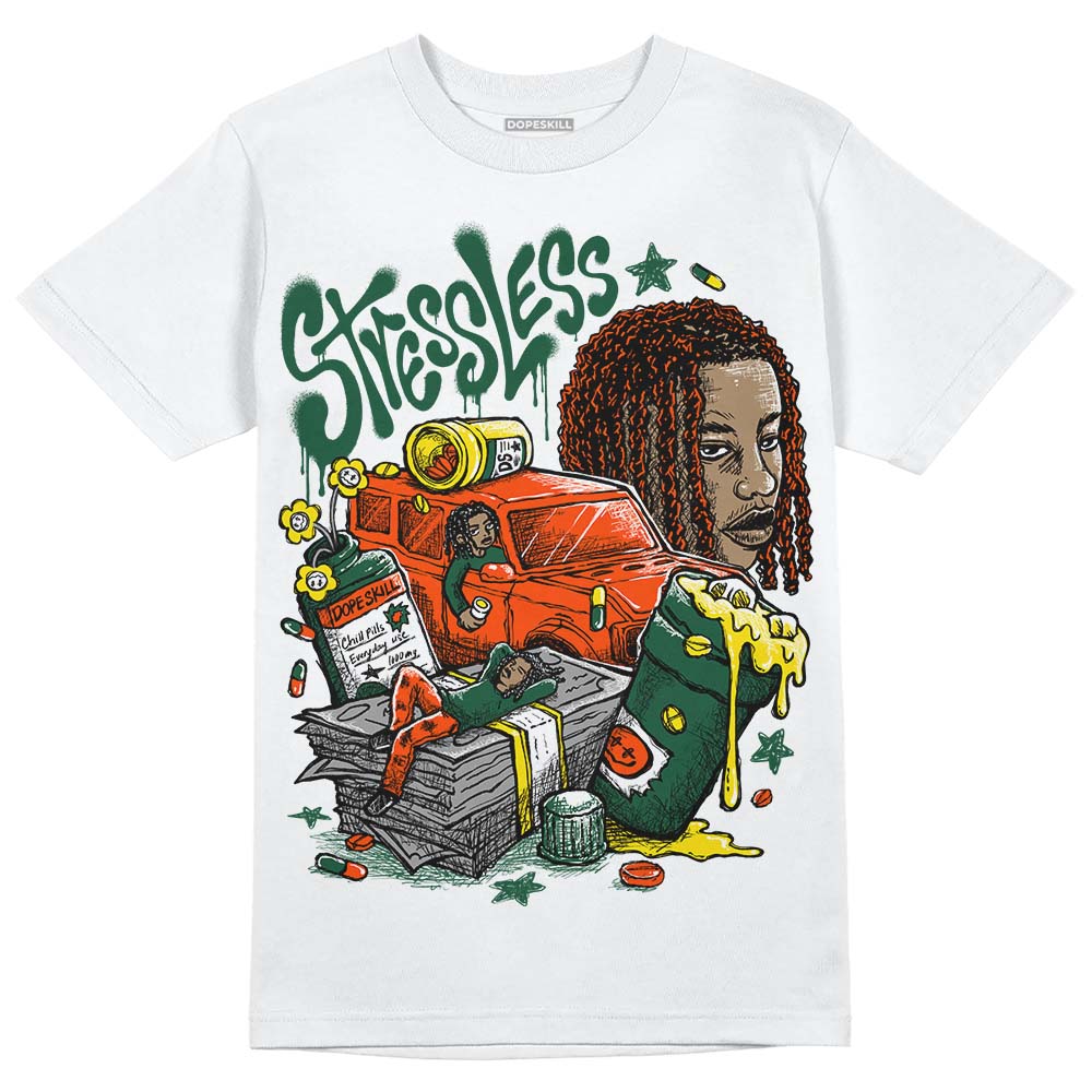 Dunk Team Dark Green Orange superstreetwear T-Shirt Stressless Graphic