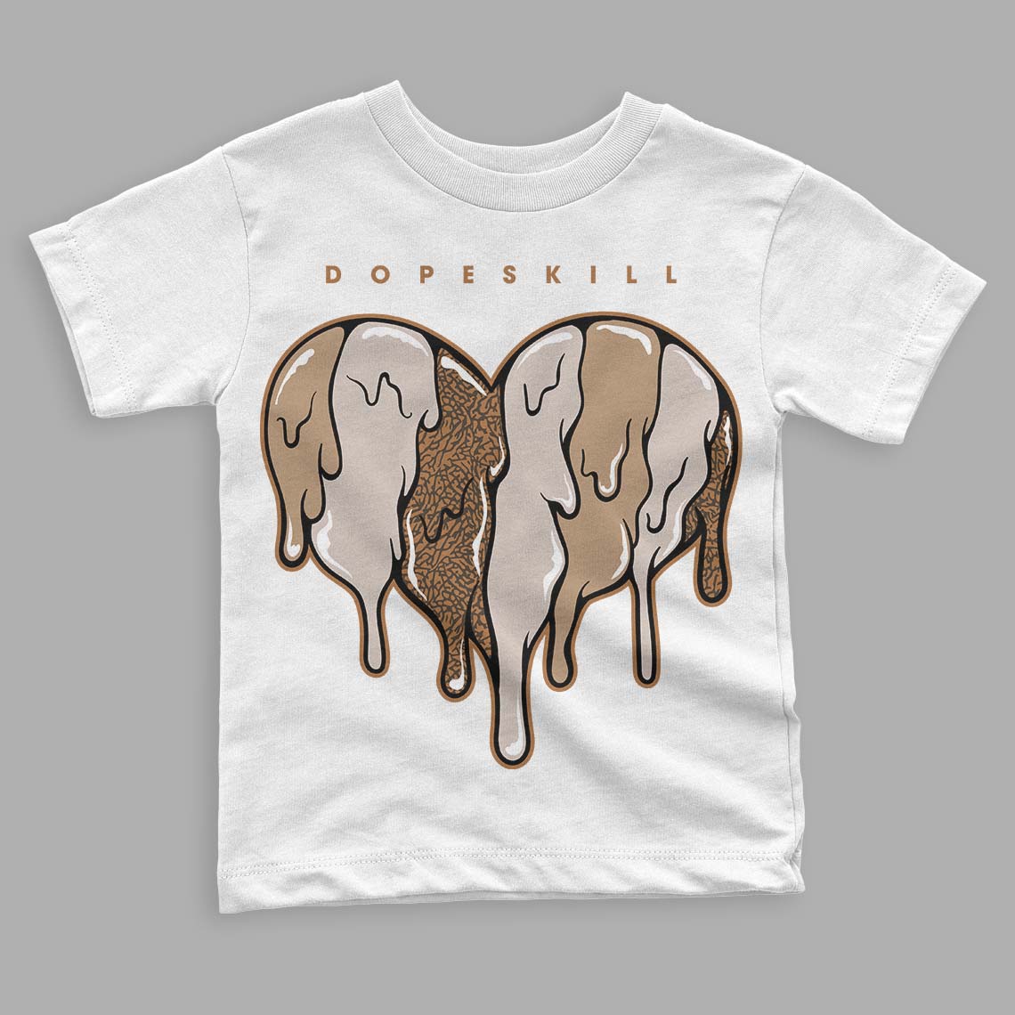 Palomino 3s superstreetwear Toddler Kids T-shirt Slime Drip Heart Graphic