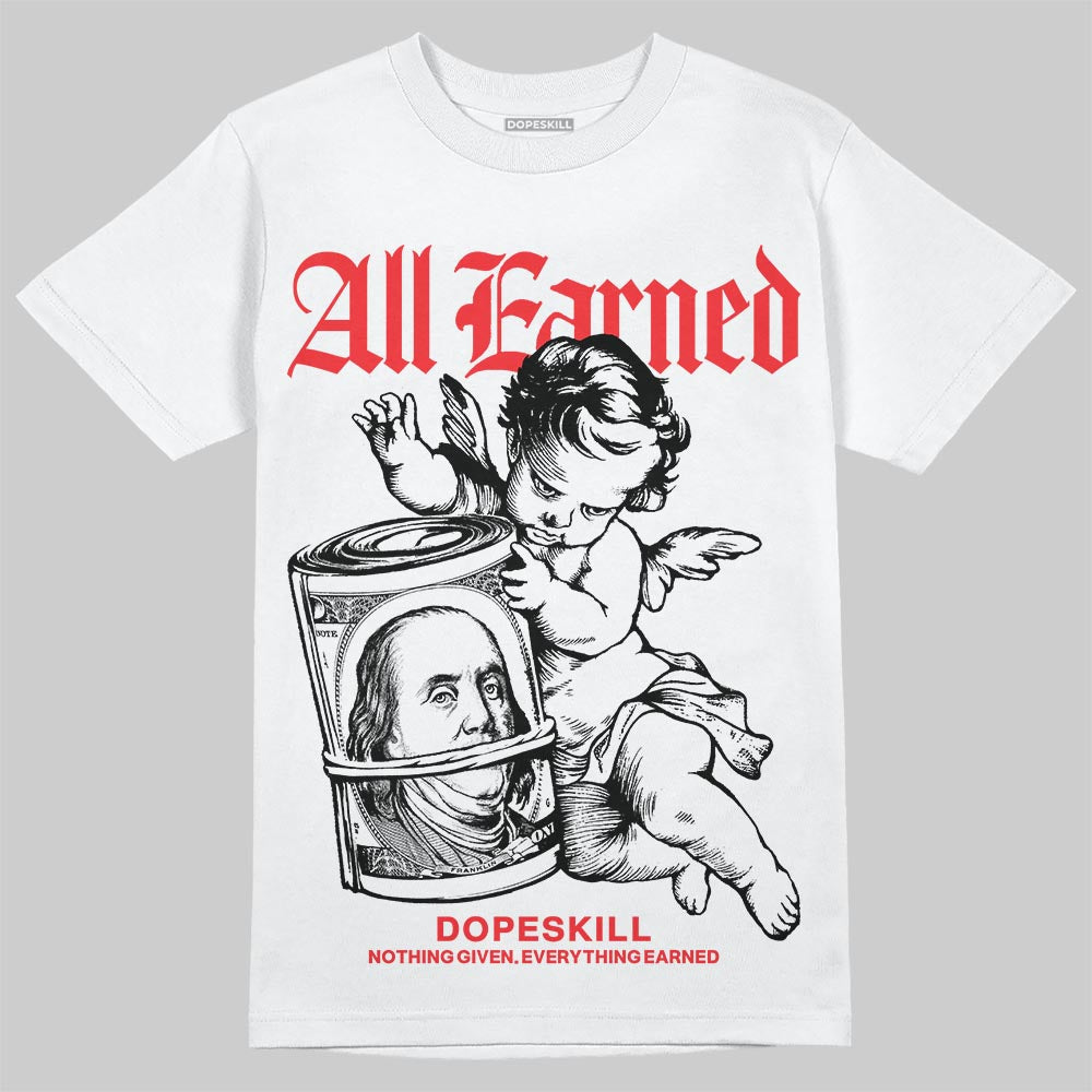 Black and White Collection superstreetwear T-Shirt All Earned Graphic