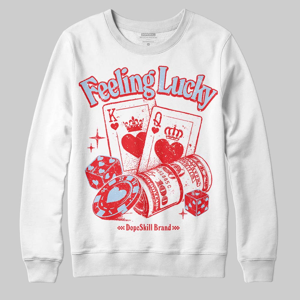 Cherry 11s superstreetwear Sweatshirt Feeling Lucky Graphic