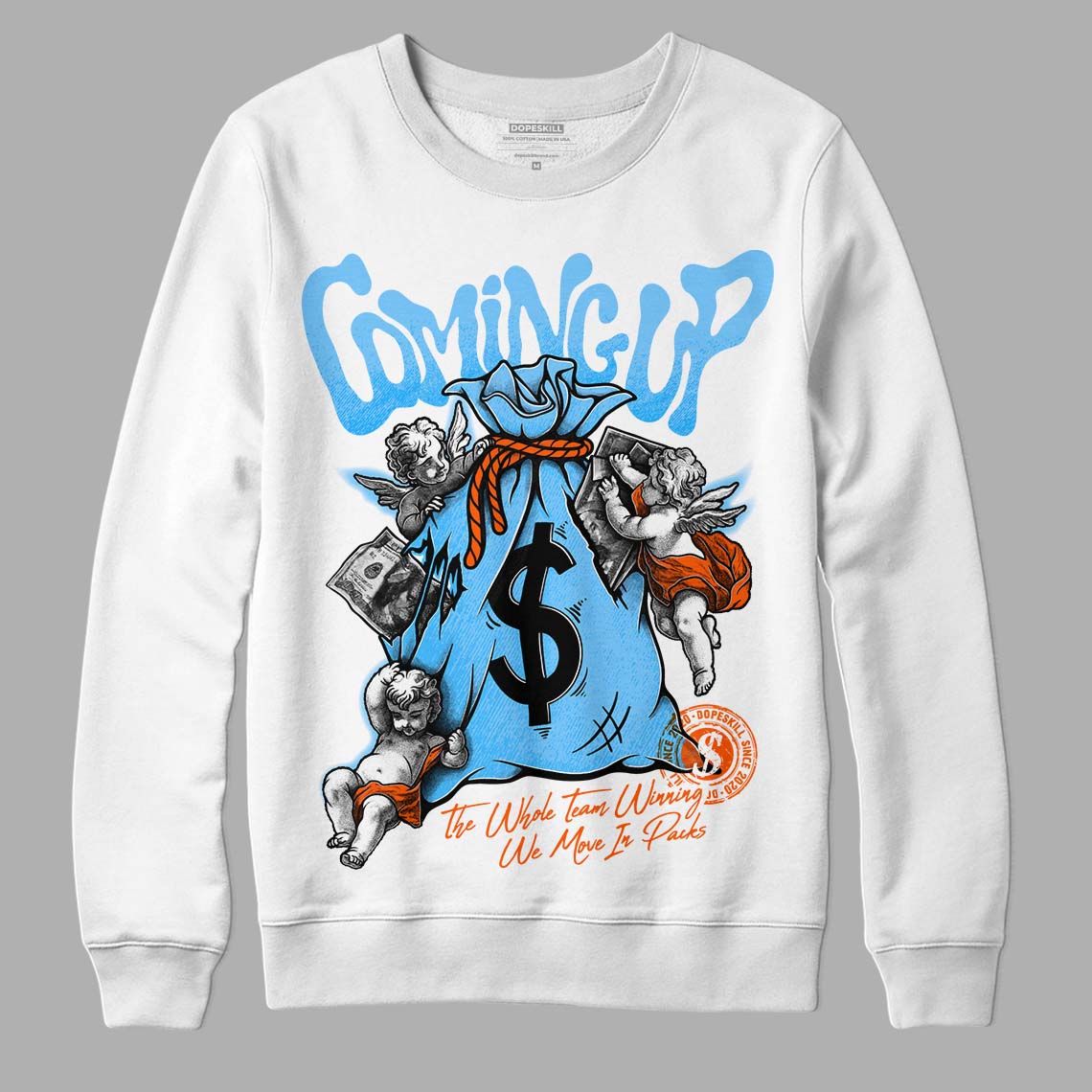 Dunk Low Futura University Blue superstreetwear Sweatshirt Money Bag Coming Up Graphic