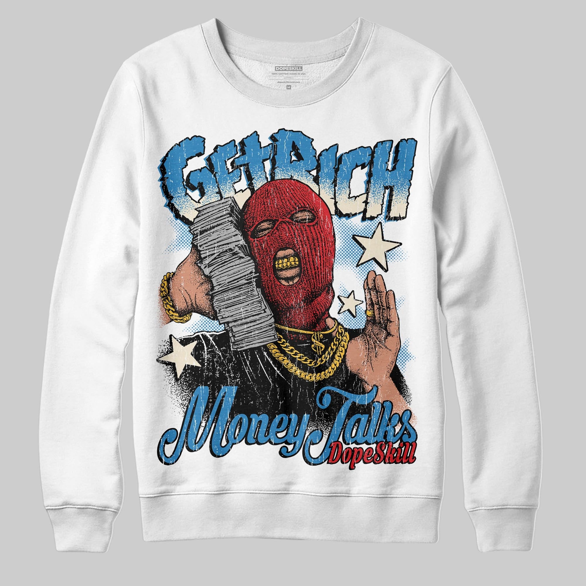 Rare Air 3s superstreetwear Sweatshirt Get Rich Graphic