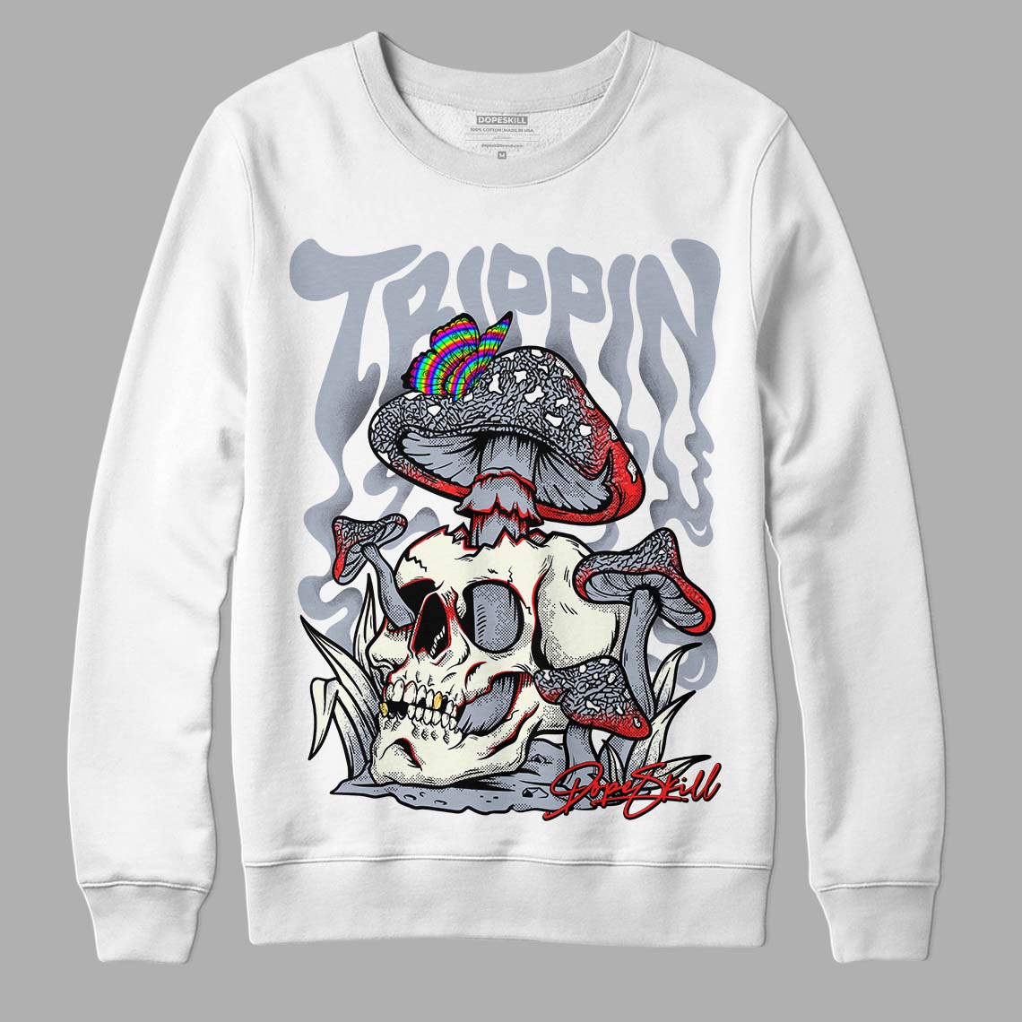 White Cement Reimagined 3s superstreetwear Sweatshirt Trippin Graphic