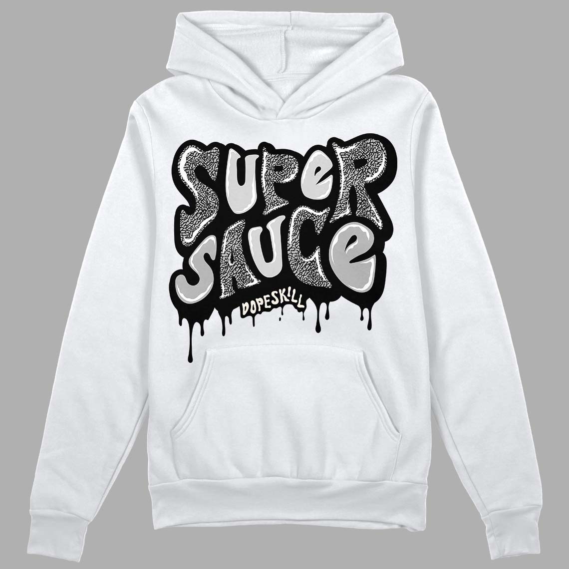 Off Noir 3s superstreetwear Hoodie Sweatshirt Super Sauce Graphic