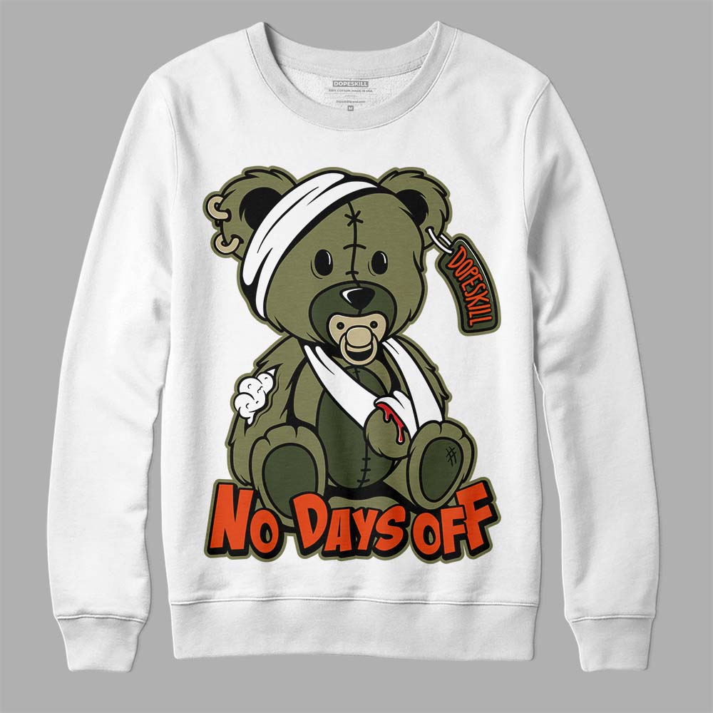 Olive Collection superstreetwear Sweatshirt Hurt Bear Graphic