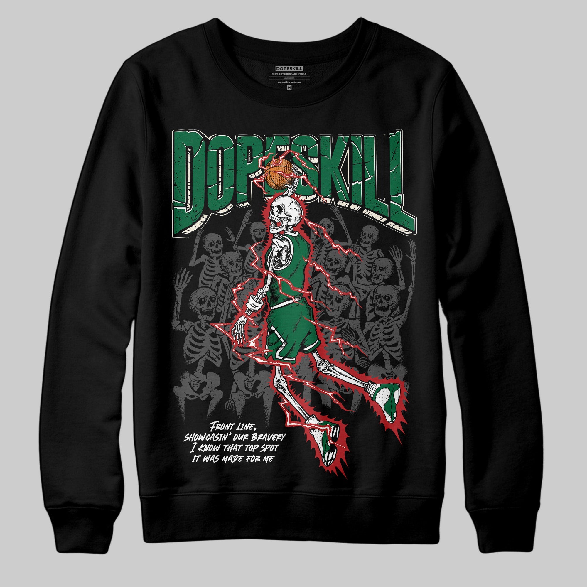 Pine Green 13s superstreetwear Sweatshirt Thunder Dunk Graphic