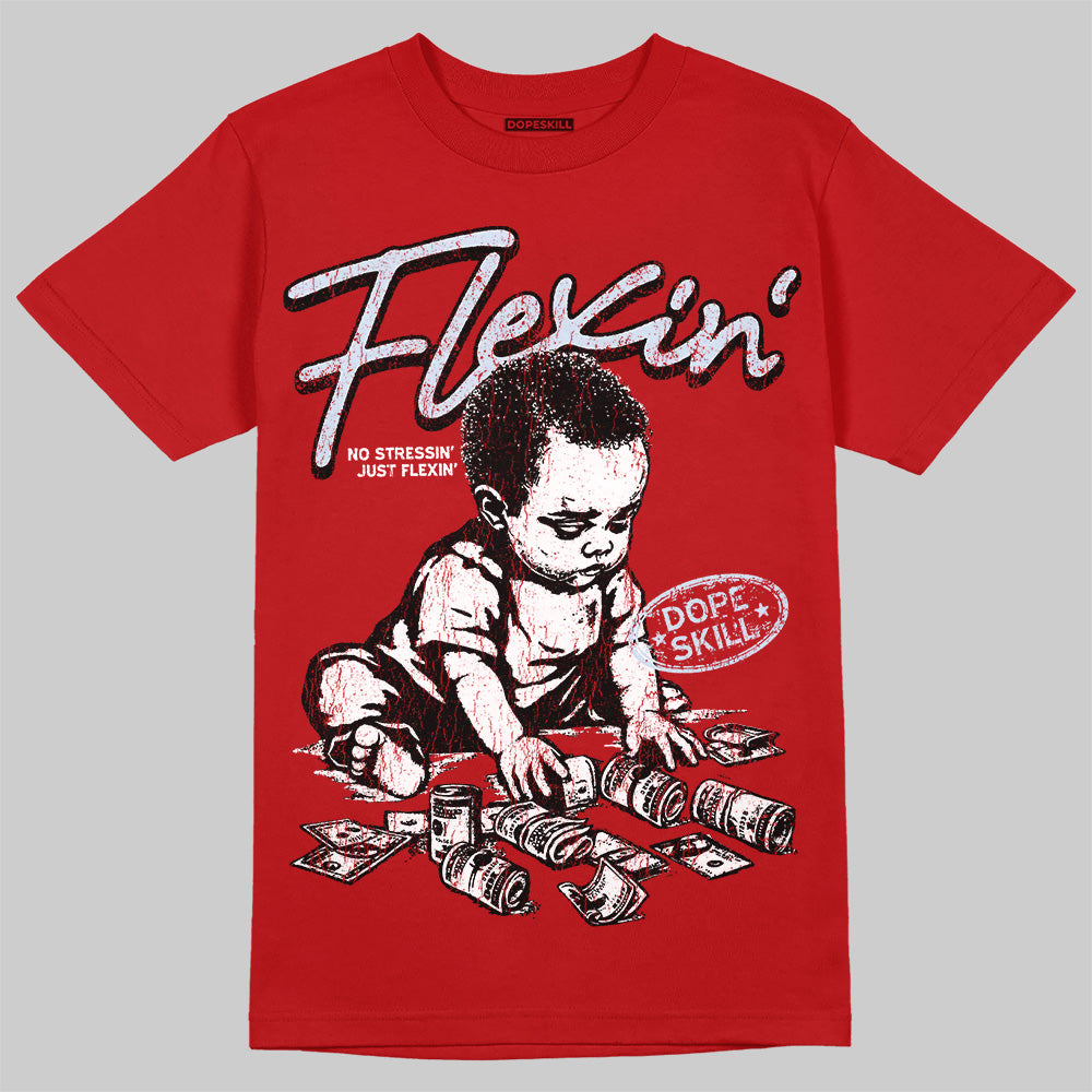 Cherry 11s superstreetwear T-Shirt Flexin' Graphic