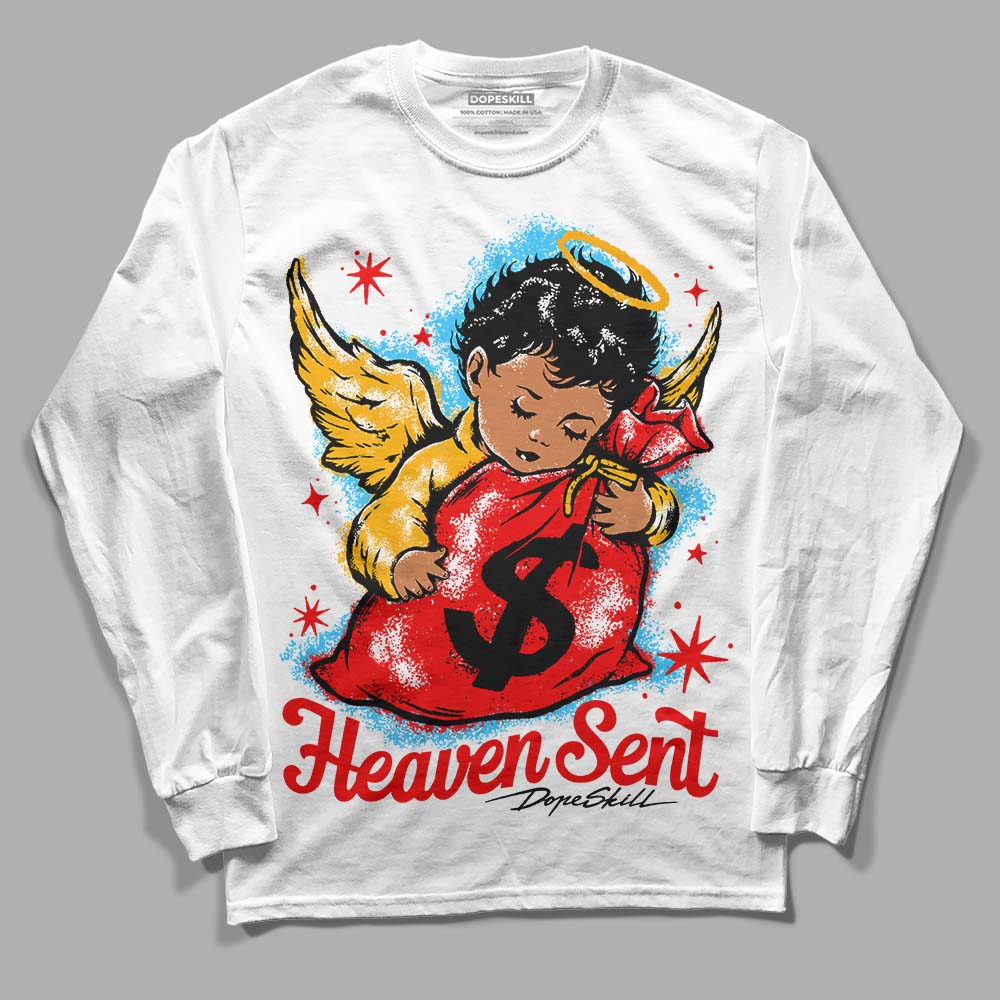 Red Collection superstreetwear Long Sleeve T-Shirt Heaven Sent Graphic