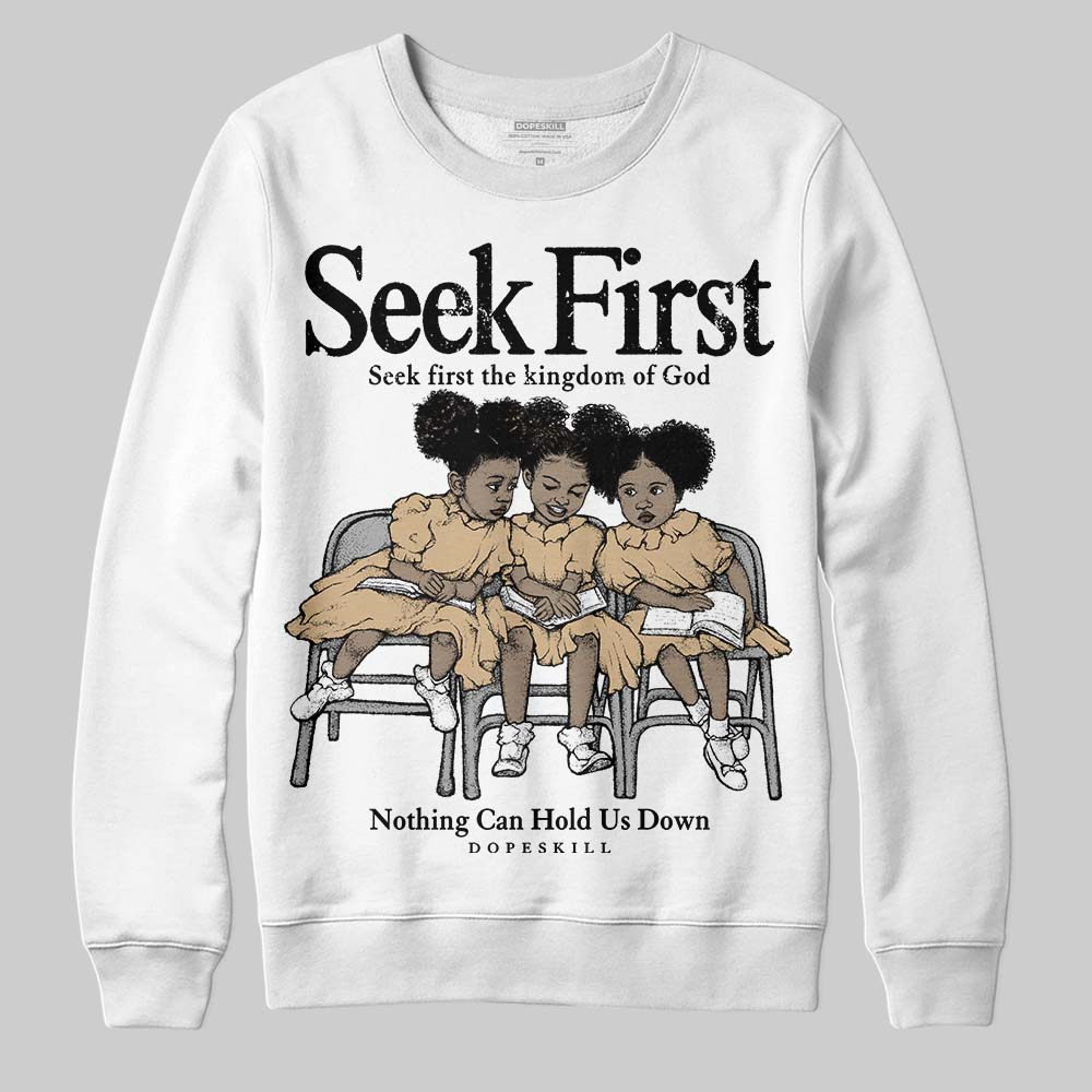 TAN Collection superstreetwear Sweatshirt New Seek First Graphic