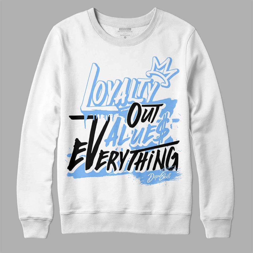 Powder Blue 9s superstreetwear Sweatshirt LOVE Graphic