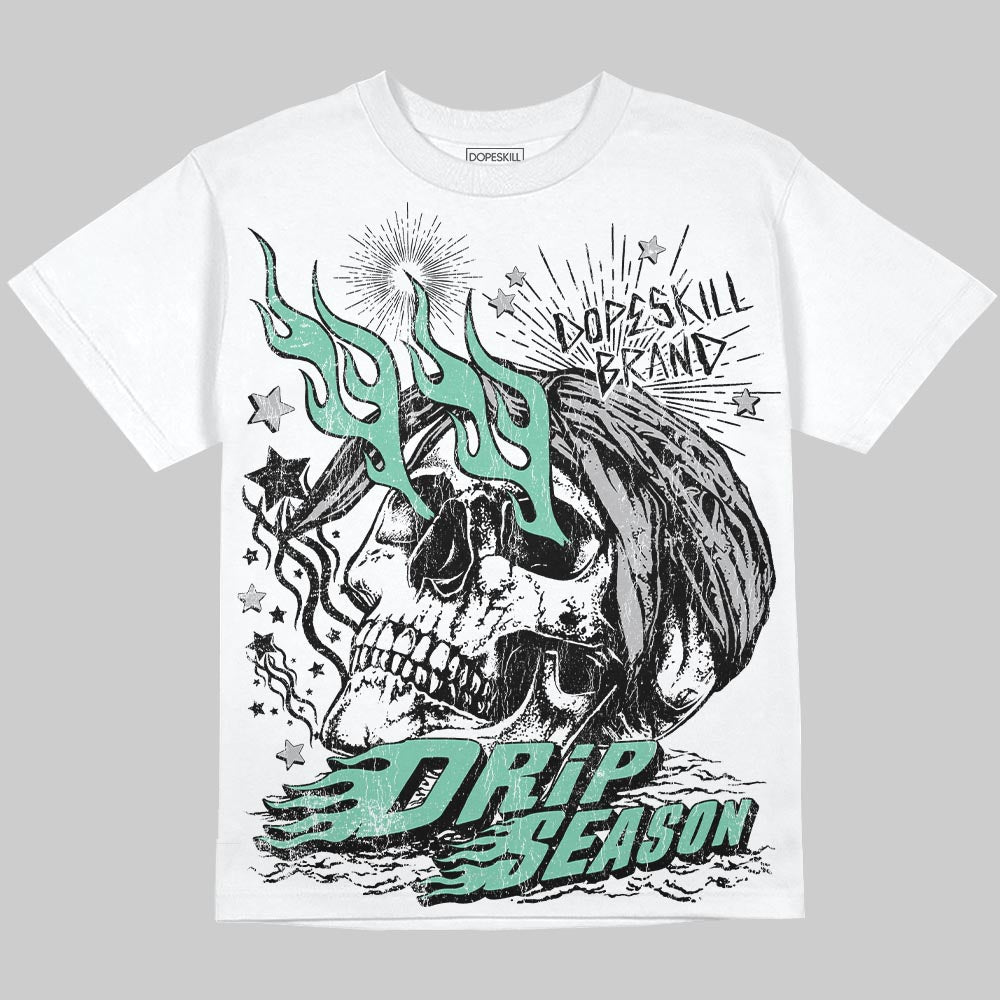 Green Glow 3s superstreetwear Oversize Print T-Shirt Drip Season Graphic