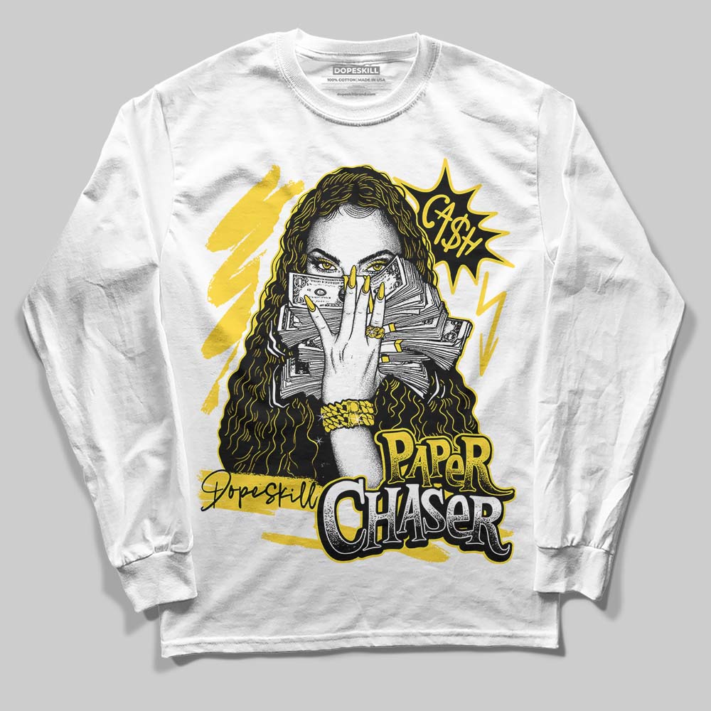Black Tour Yellow AJ 4 Thunder superstreetwear Long Sleeve T-Shirt NPC Graphic