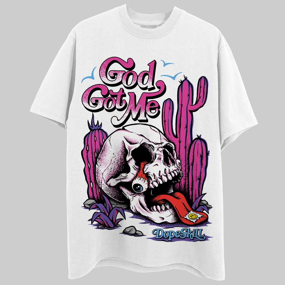 Dunk Active Fuchsia superstreetwear T-Shirt God Got Me Graphic