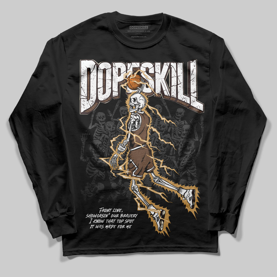 Earth 5s superstreetwear Long Sleeve T-Shirt Thunder Dunk Graphic