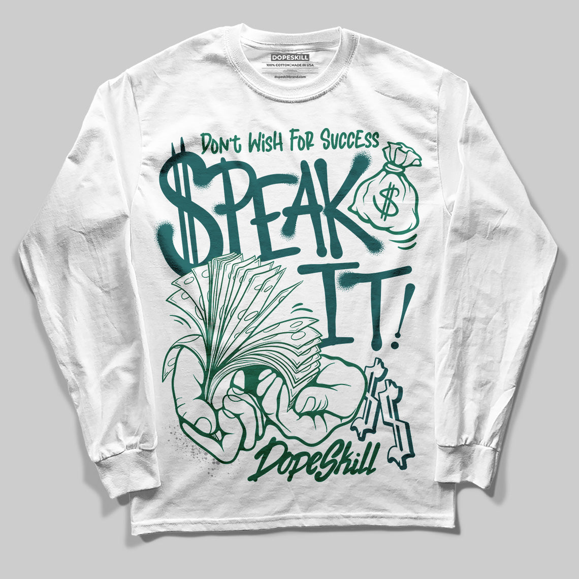 Gel 1130 White Dark Neptune superstreetwear Long Sleeve T-Shirt Speak It Graphic