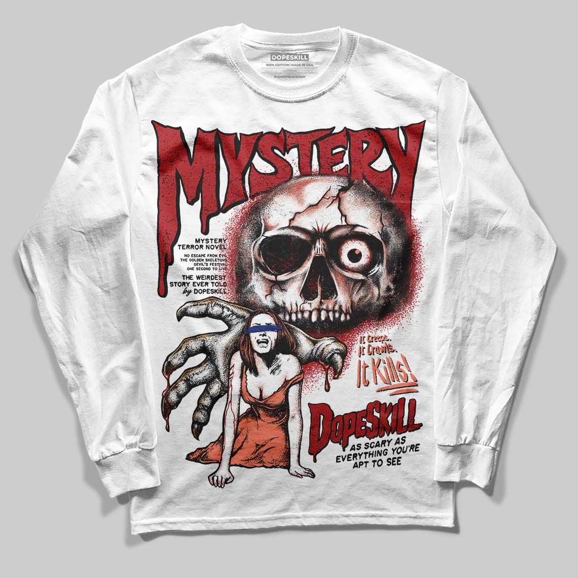 Rare Air Cinnabar 1s superstreetwear Long Sleeve T-Shirt Mystery Ghostly Grasp Graphic