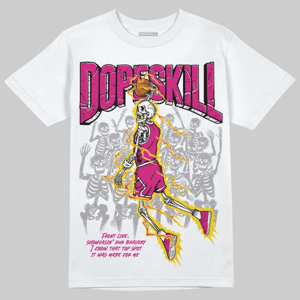 Rick RO Pink Leather Sneakers superstreetwear T-Shirt Thunder Dunk Graphic