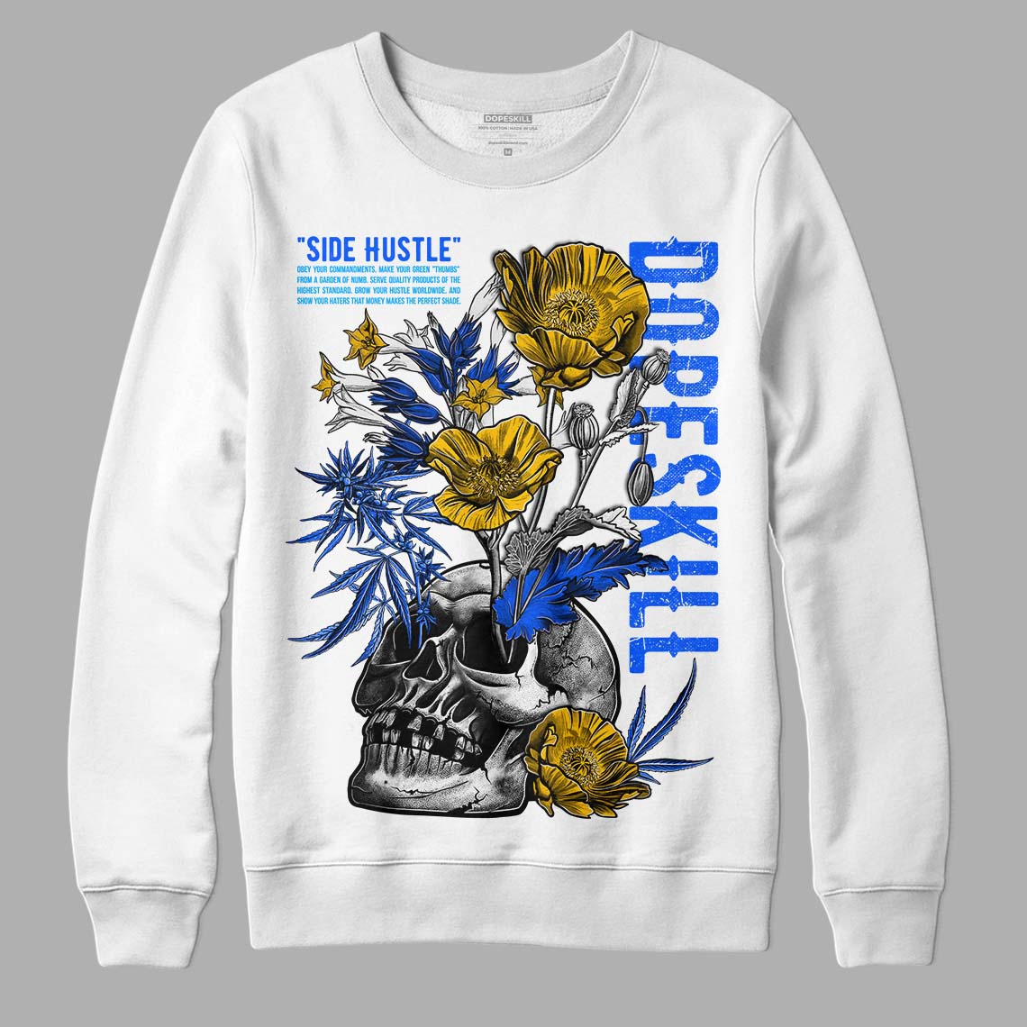 Royal Blue Collection superstreetwear Sweatshirt Side Hustle Graphic