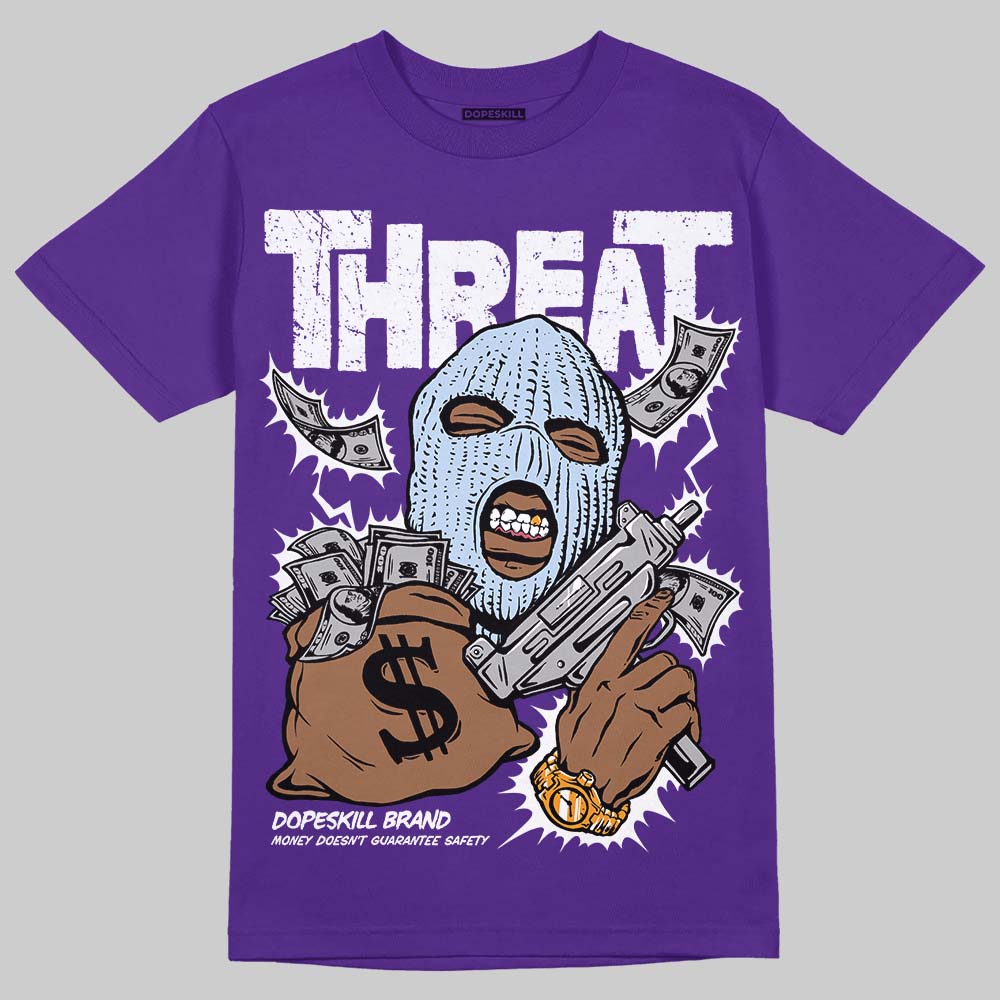 Grape 5s superstreetwear T-Shirt Under Threat Graphic