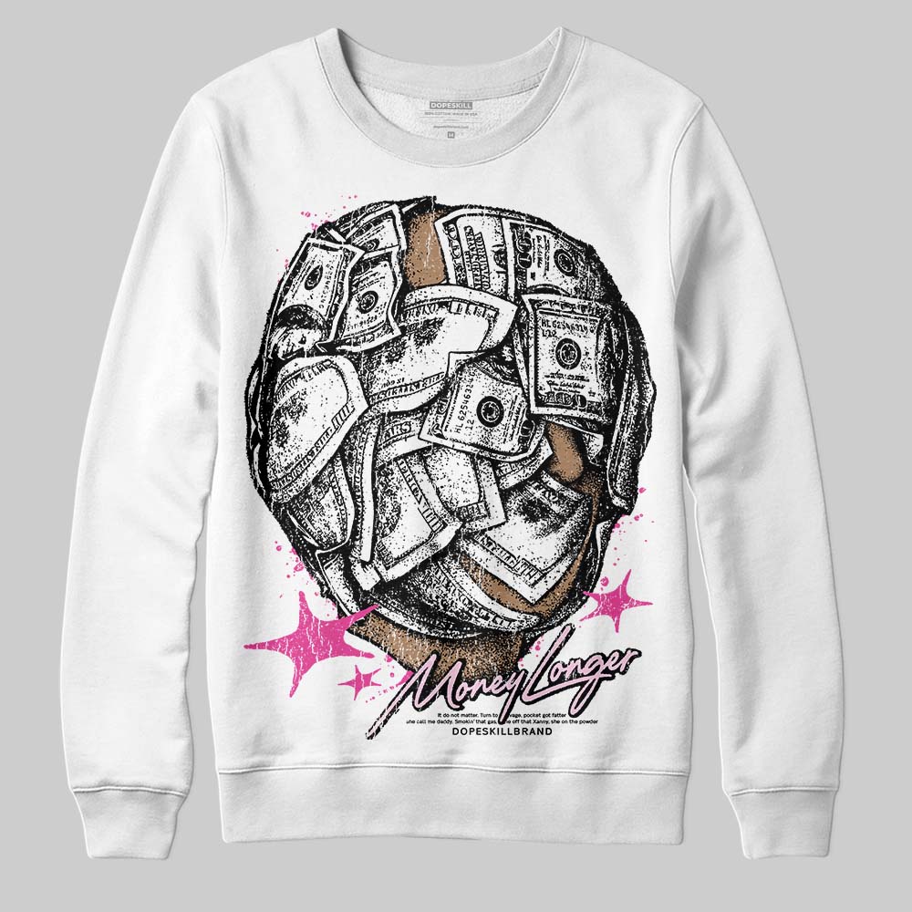 Pink Collection superstreetwear Sweatshirt Money Longer Graphic