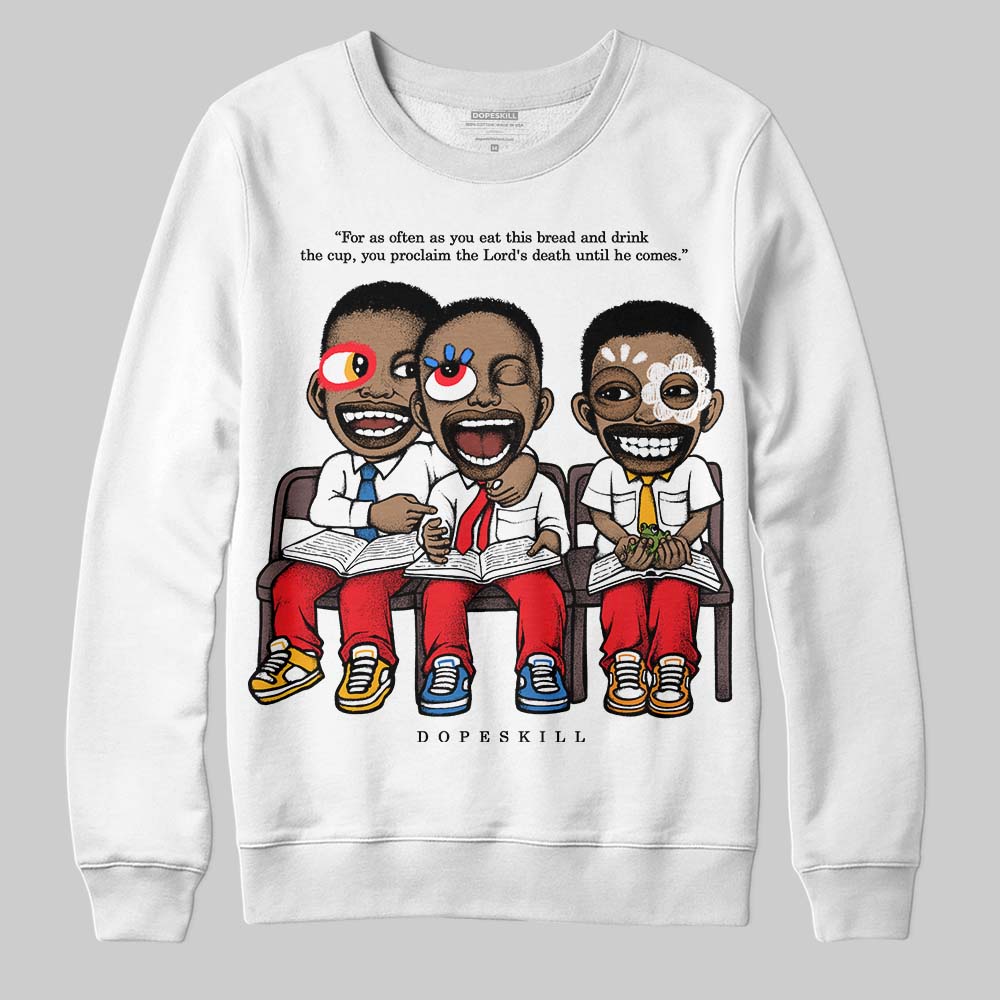Red Collection superstreetwear Sweatshirt First Sunday Graphic