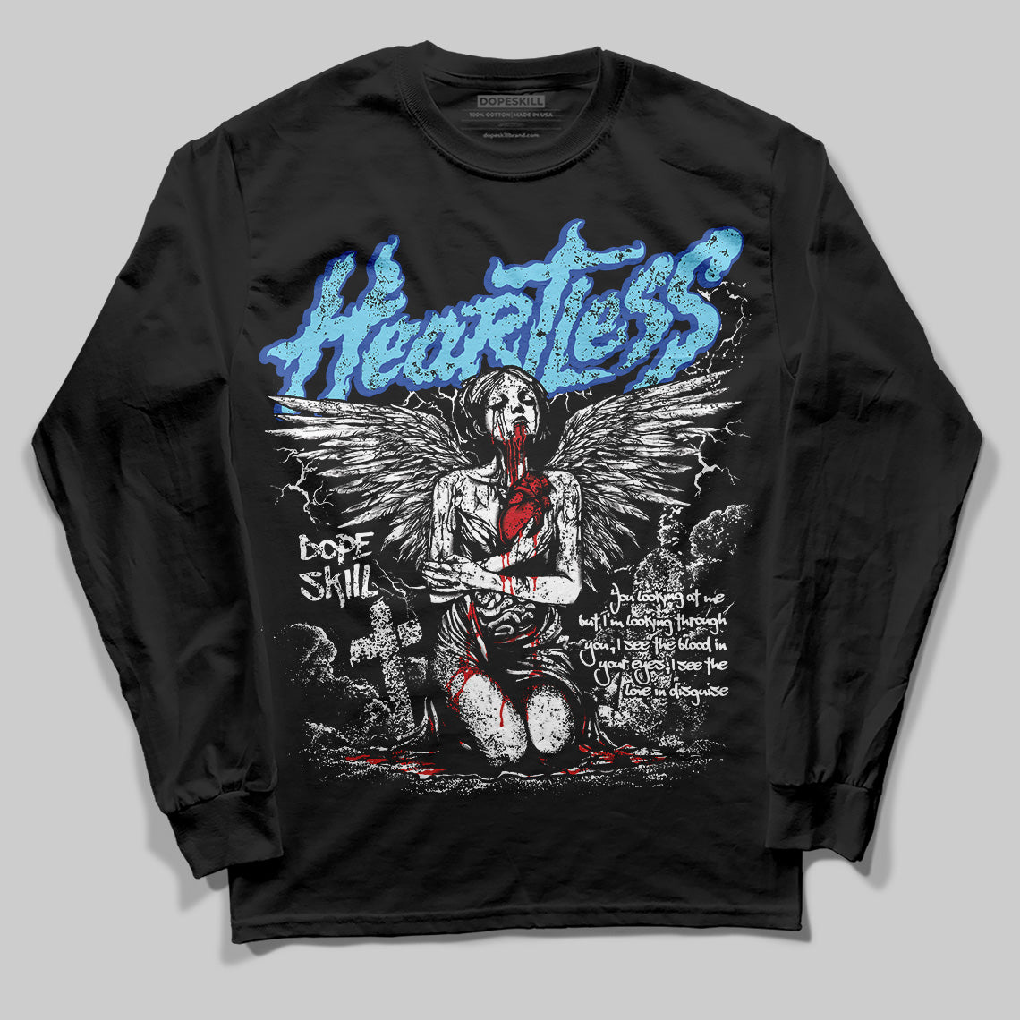 SB Dunk Argon superstreetwear Long Sleeve T-Shirt Heartless Graphic