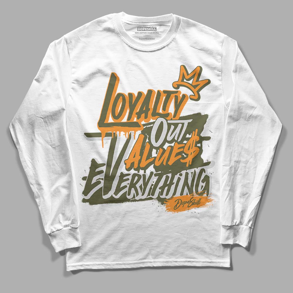 Olive 5s superstreetwear Long Sleeve T-Shirt LOVE Graphic