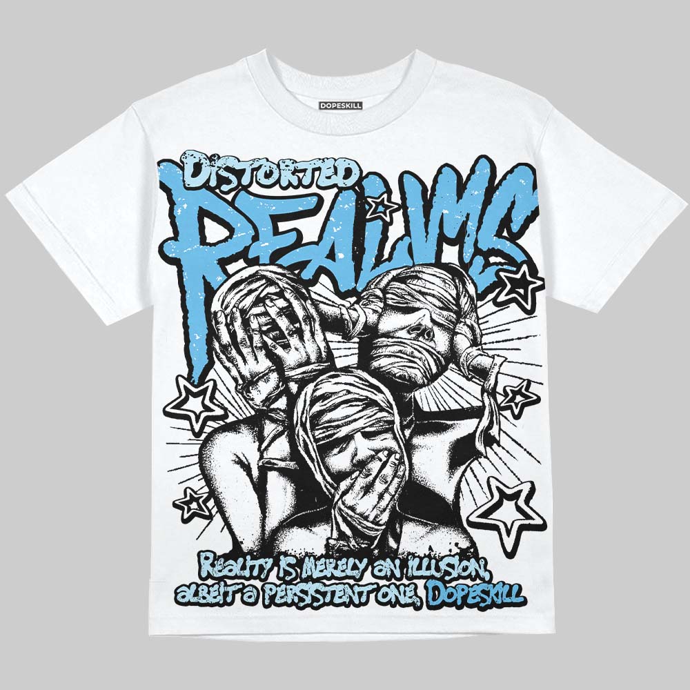 Legend Blue 11s superstreetwear Oversize Print T-Shirt Distorted Realms Graphic