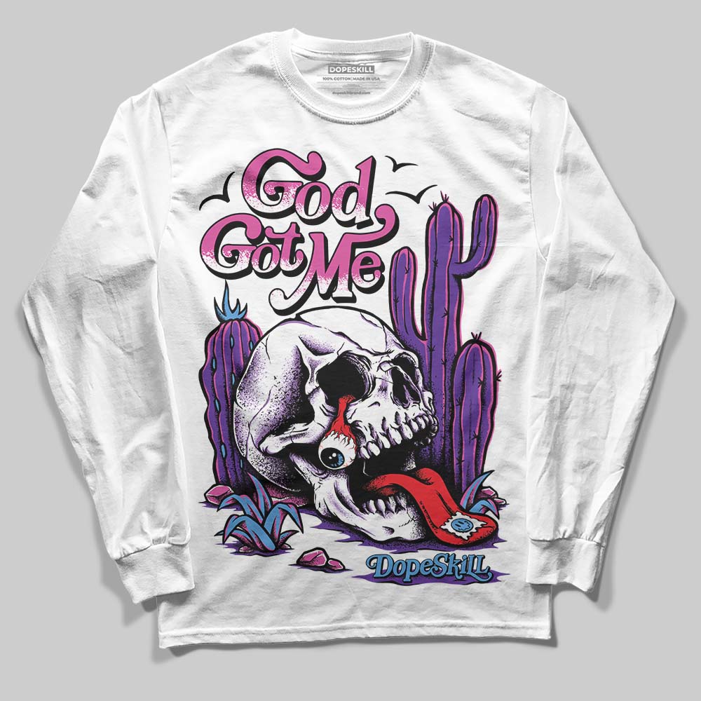 PURPLE Collection superstreetwear Long Sleeve T-Shirt God Got Me Graphic