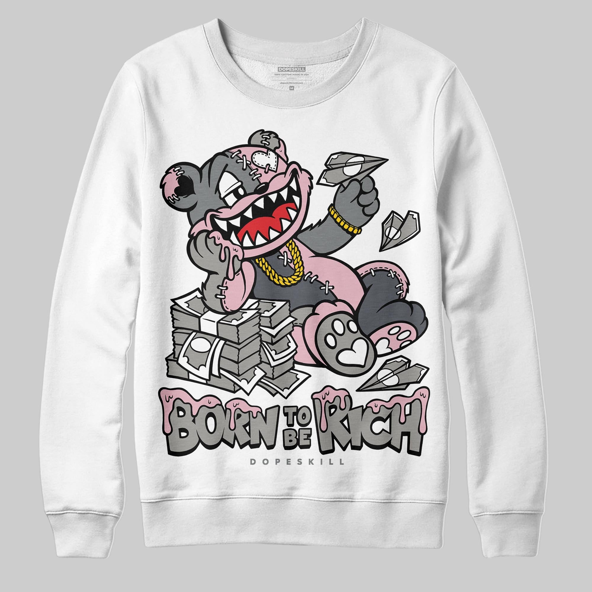 Max 95 OG ¡°Pink Foam¡± superstreetwear Sweatshirt Born To Be Rich Graphic